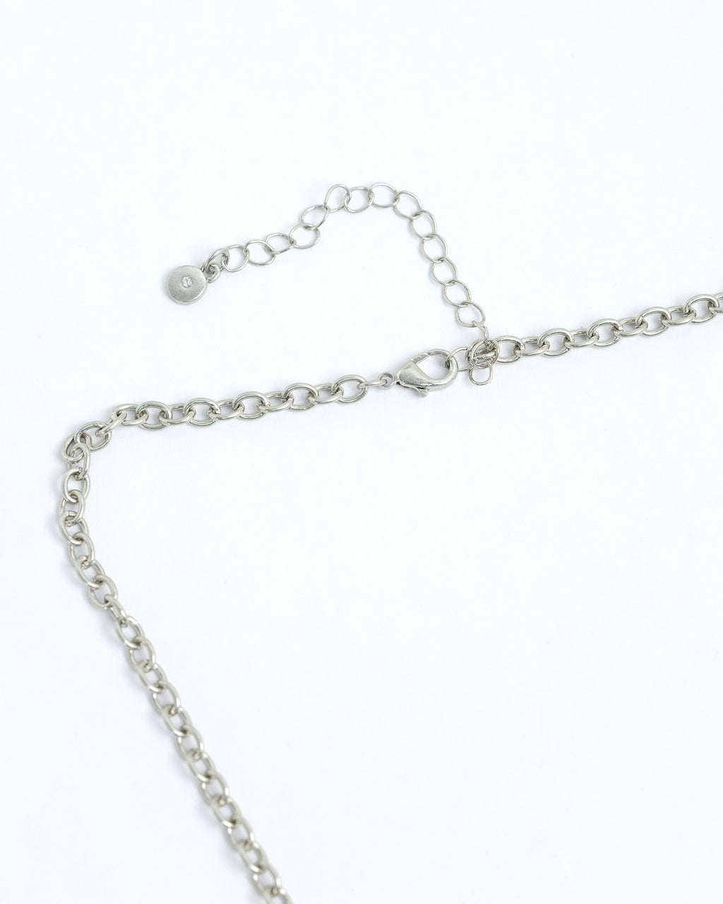 Vintage Heart Key Pearl Charm Necklace