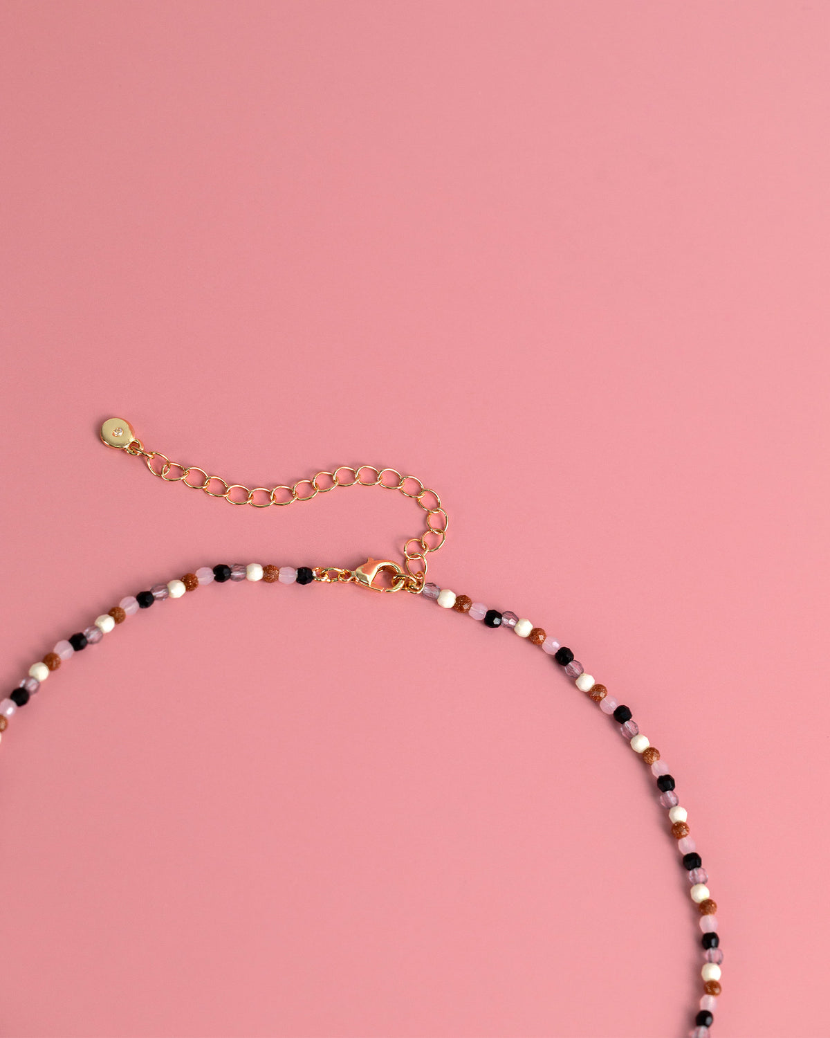 Midnight Celestial Mixed Bead Necklace