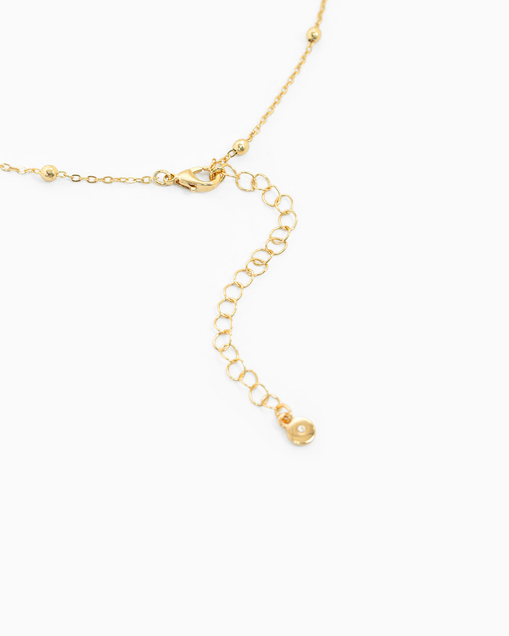 Pressed Flower Clover Station Necklace