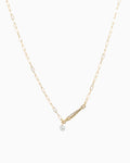 Beach Mode Coastal Pearl Drift Fish Necklace