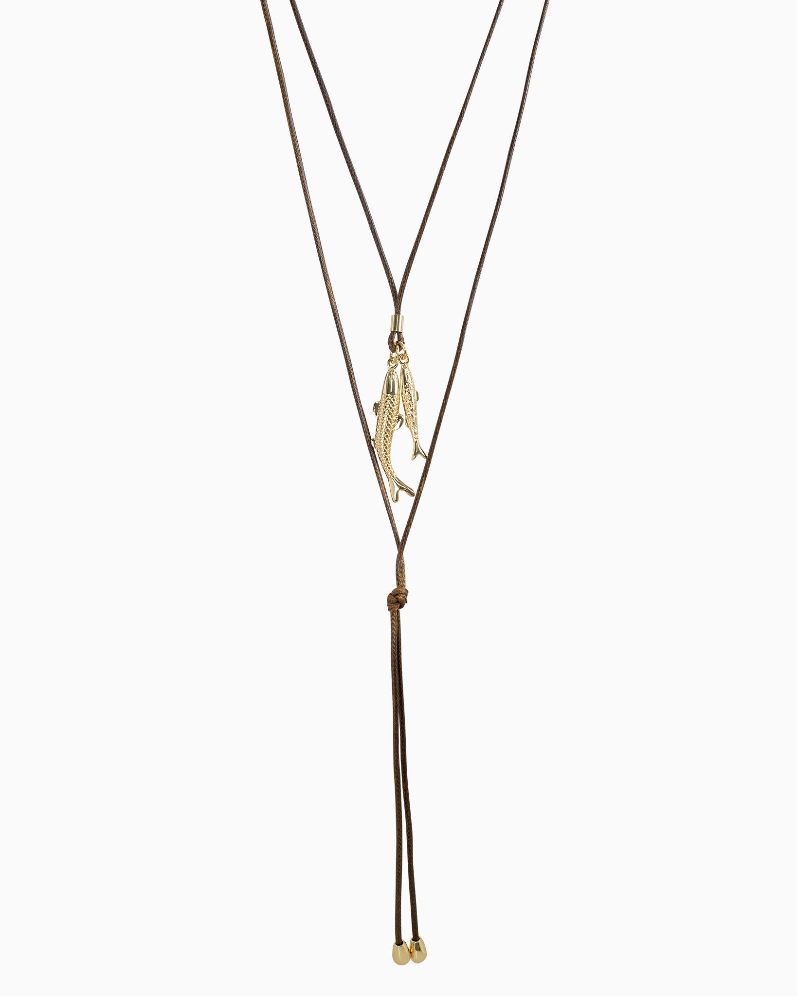 Beach Mode Coastal Deep Sea Twins Y-Cord Necklace