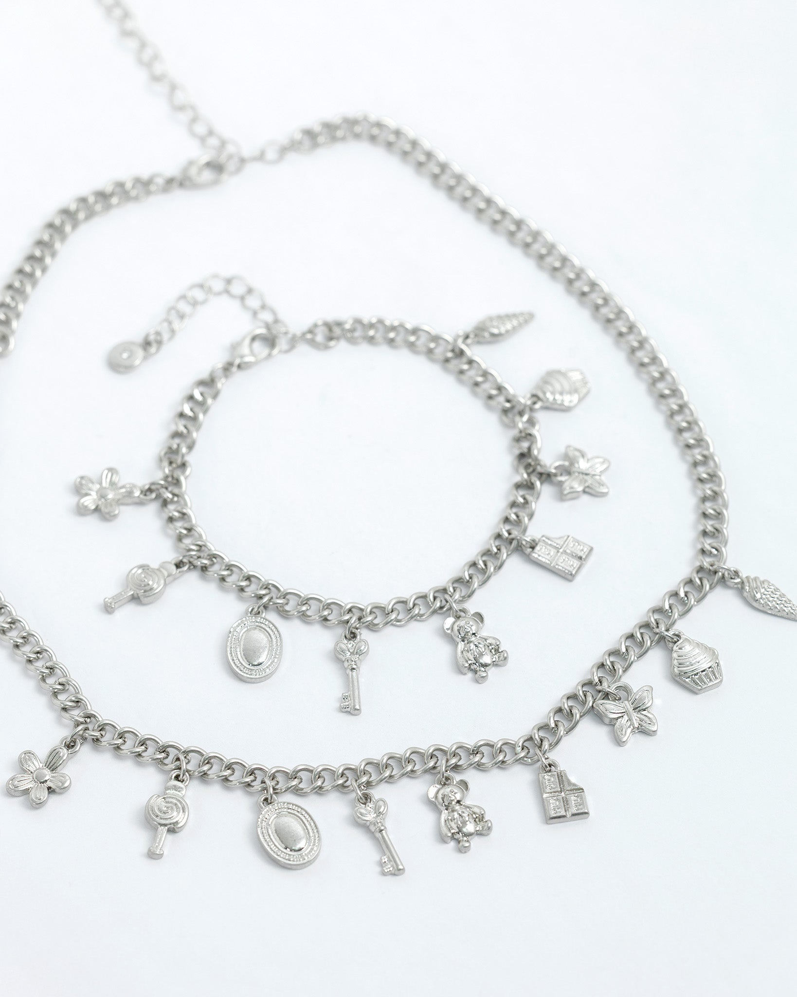 Vintage Lucky Things Charm Necklace