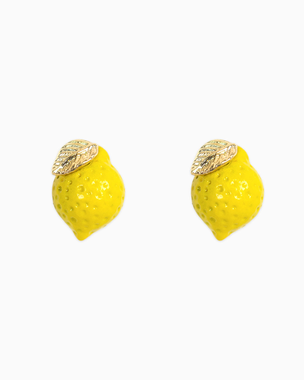 Zesty Babe Lemon Studs Earrings