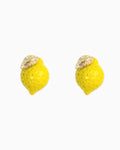 Zesty Babe Lemon Studs Earrings