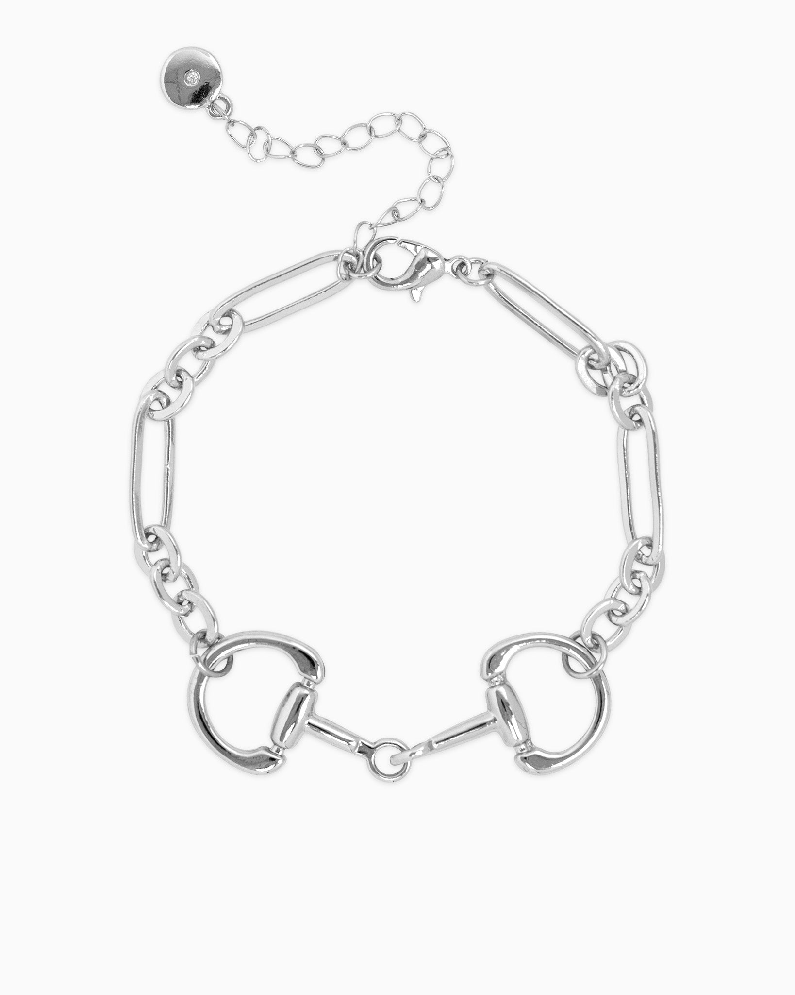 Horsebit Oval Link Chain Bracelet