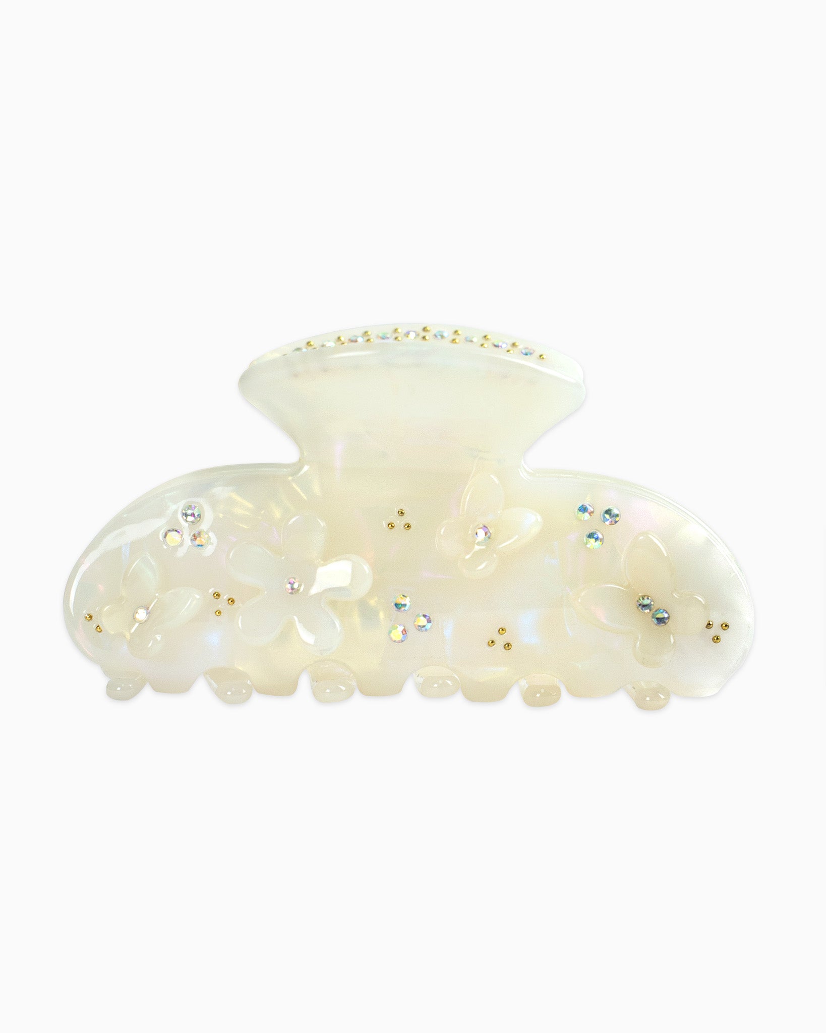 Aurora Petal Pearl Hair Claw Clip
