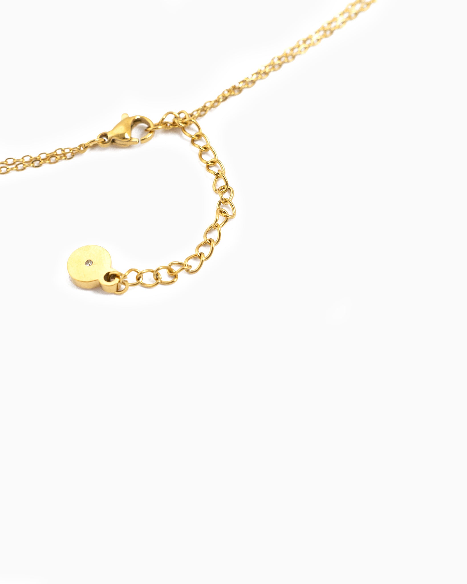 Stainless 2 Layered Cross Necklace