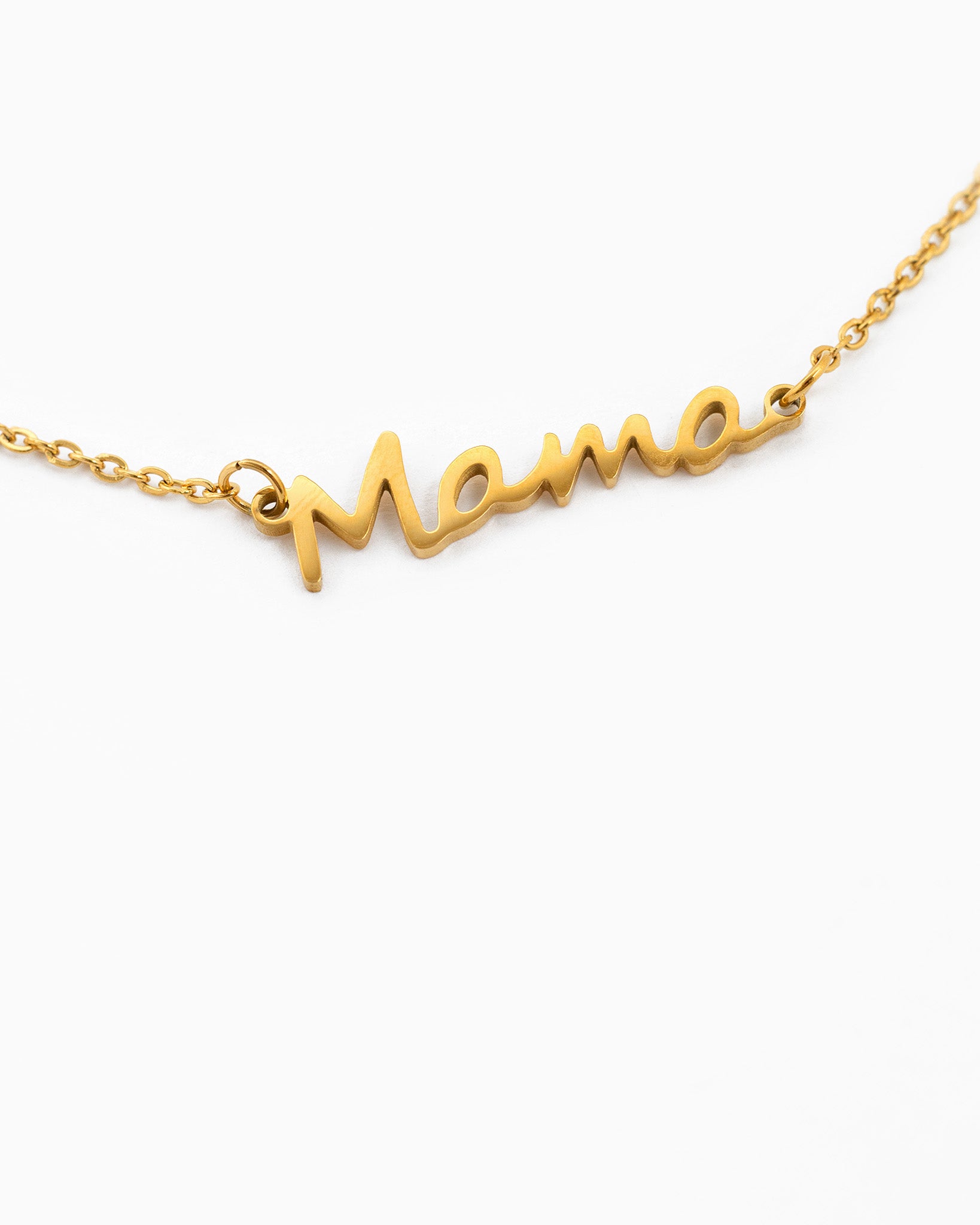 Stainless "MAMA" Letter Necklace