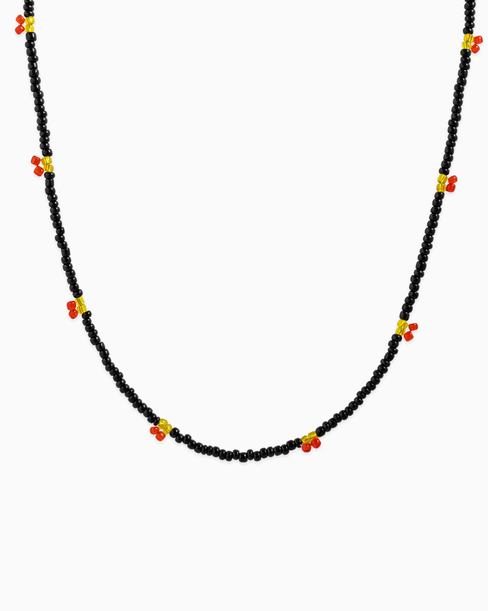 Fruit Cherry Station Charm Beaded Necklace