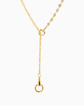 Horsebit Y-Drop Mariner Chain Necklace