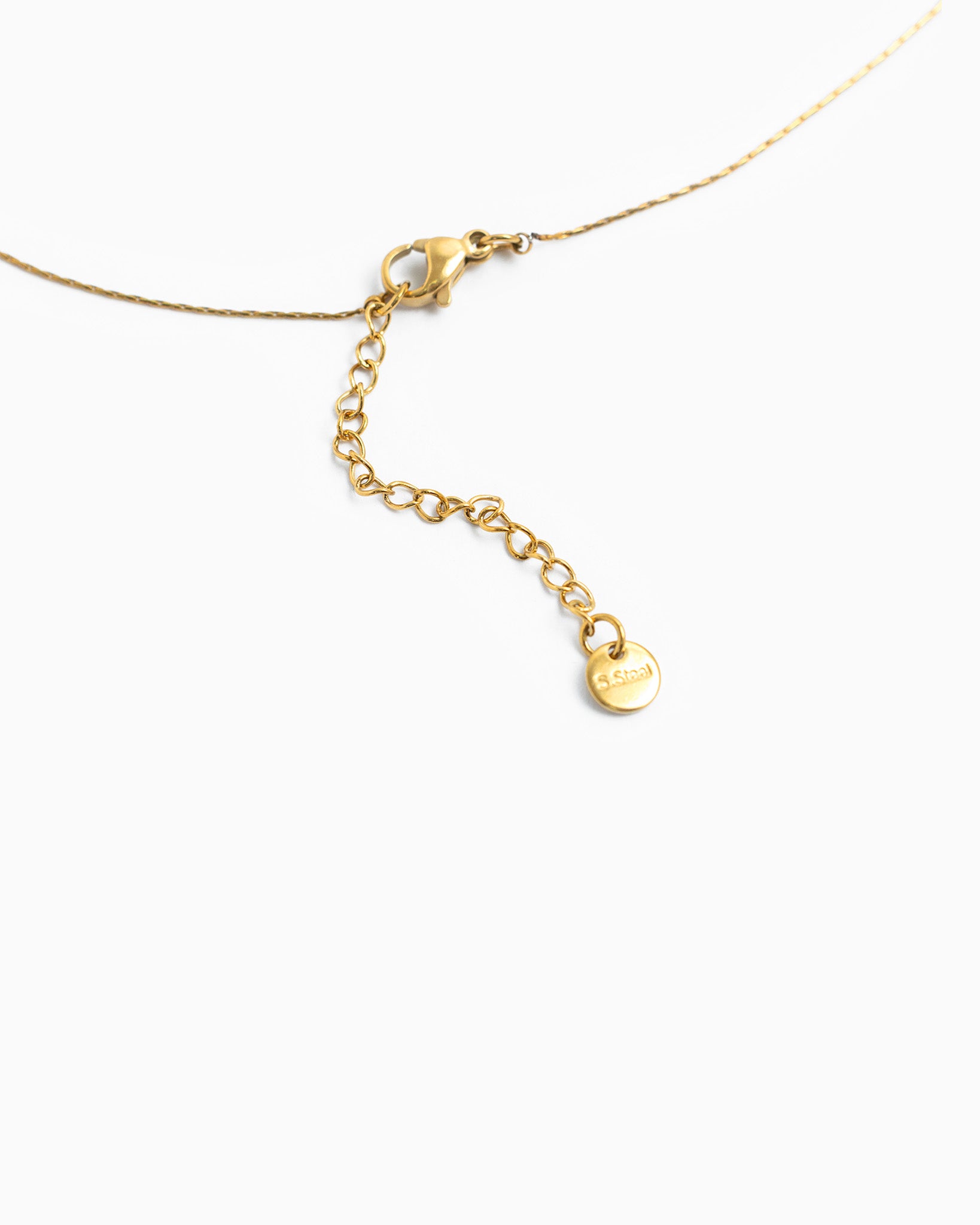 Stainless Minimalist Pearl Duo Necklace-4