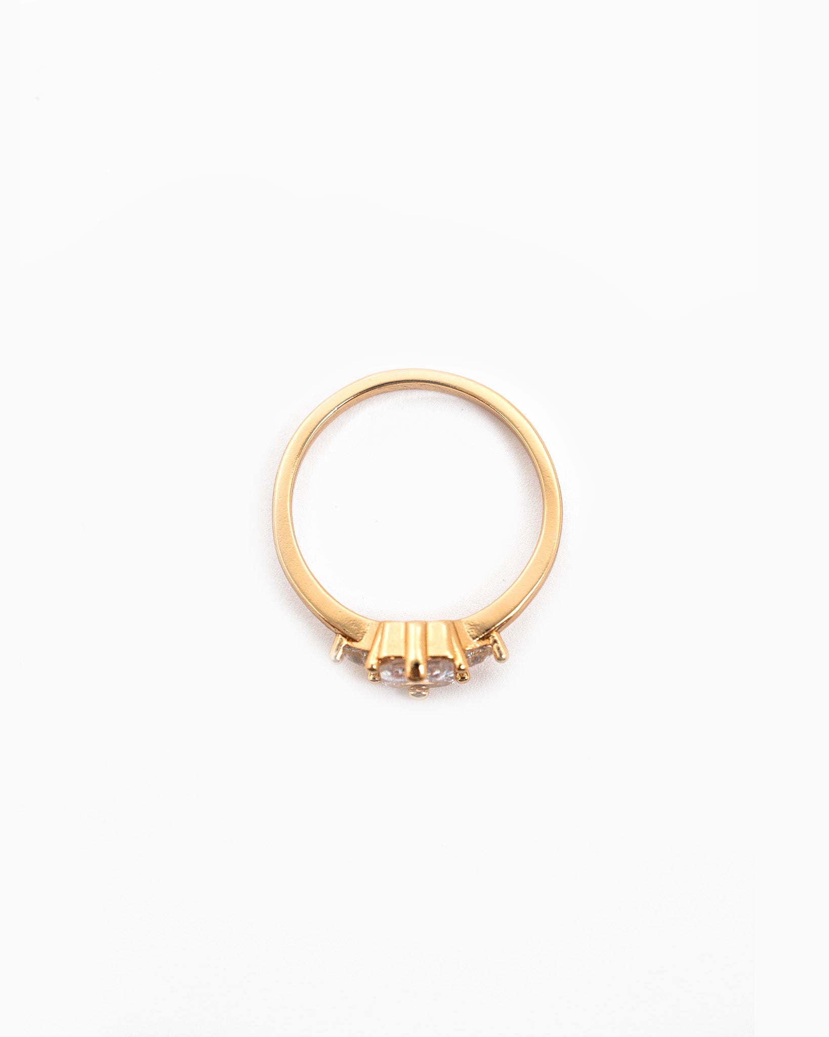 Princess Cut Square Crystal Ring