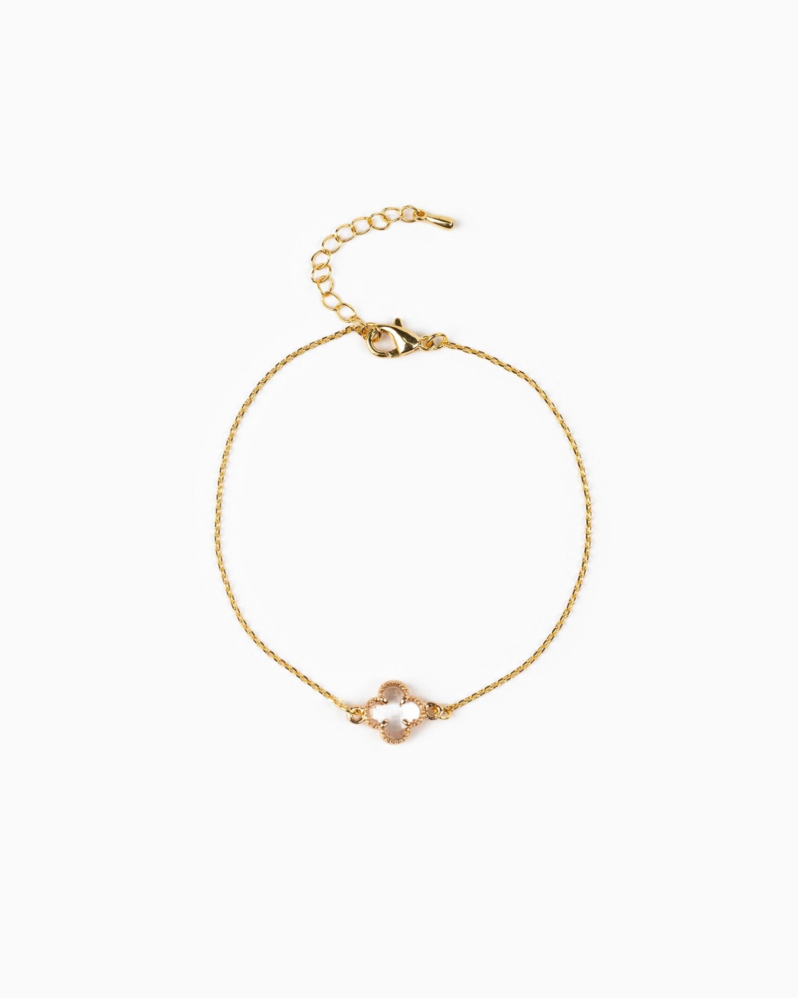Glass Clover 3 Piece Bracelet Set-3