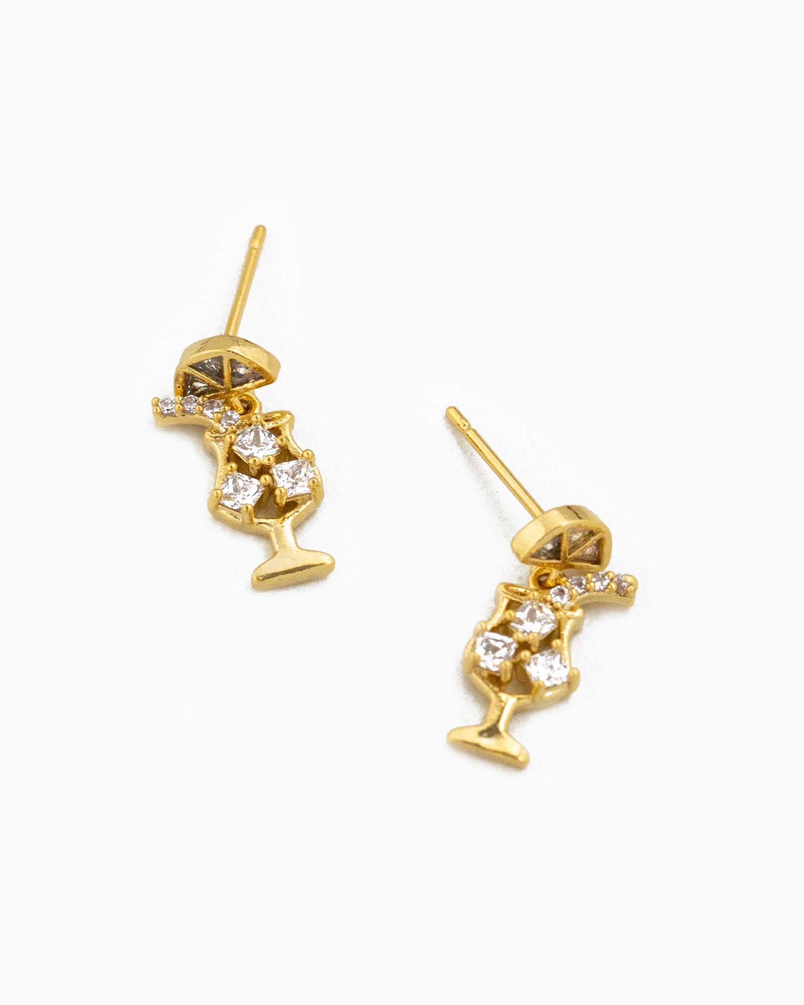 Multi Pave Cocktail Drop Earrings