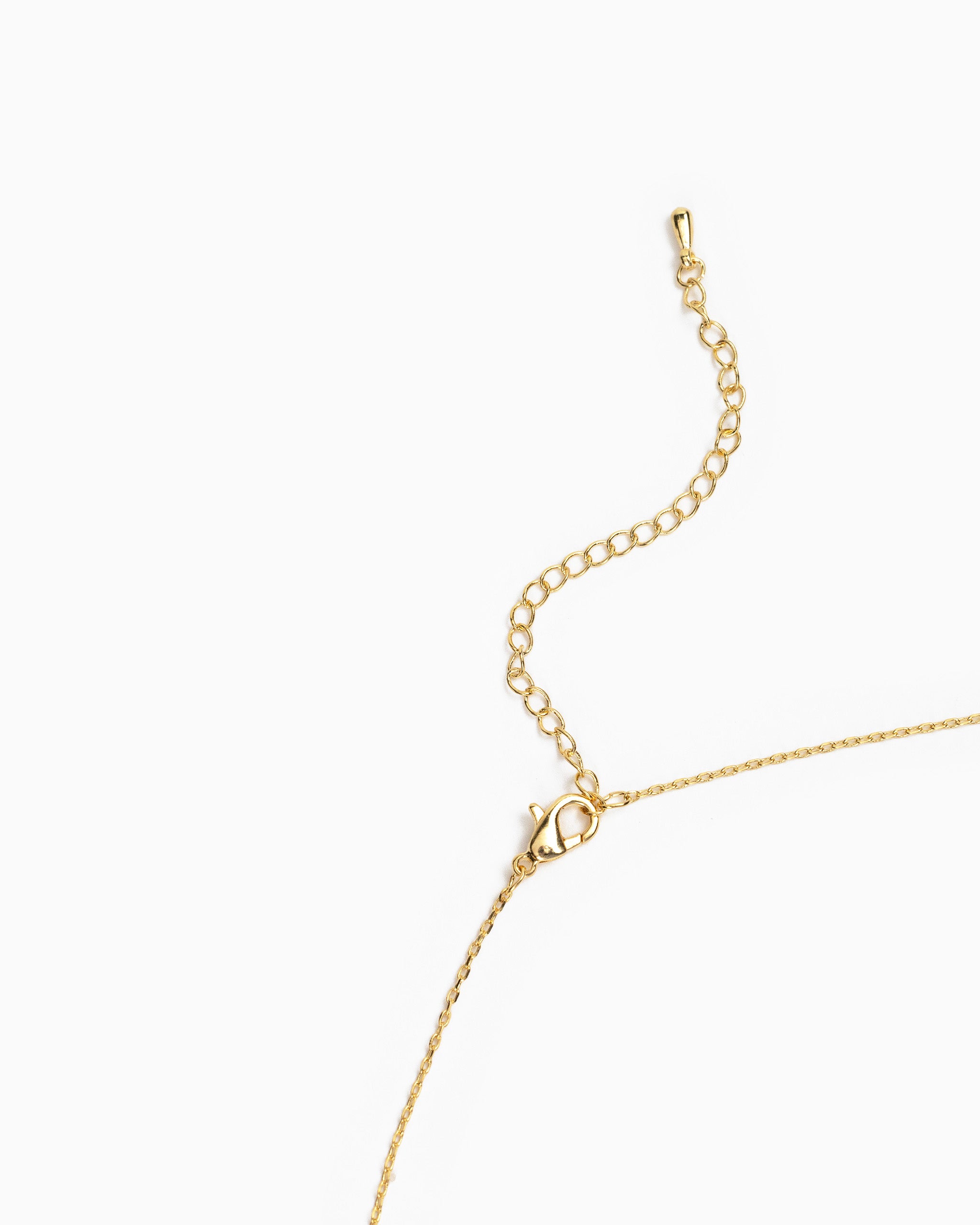 MAMA CZ Letter Station Necklace – Gold