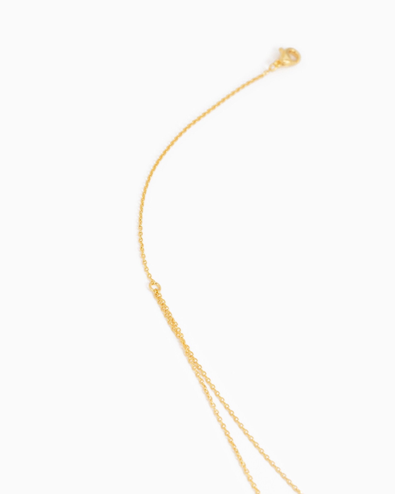 Americana USA Map Layered Pendant Necklace-4