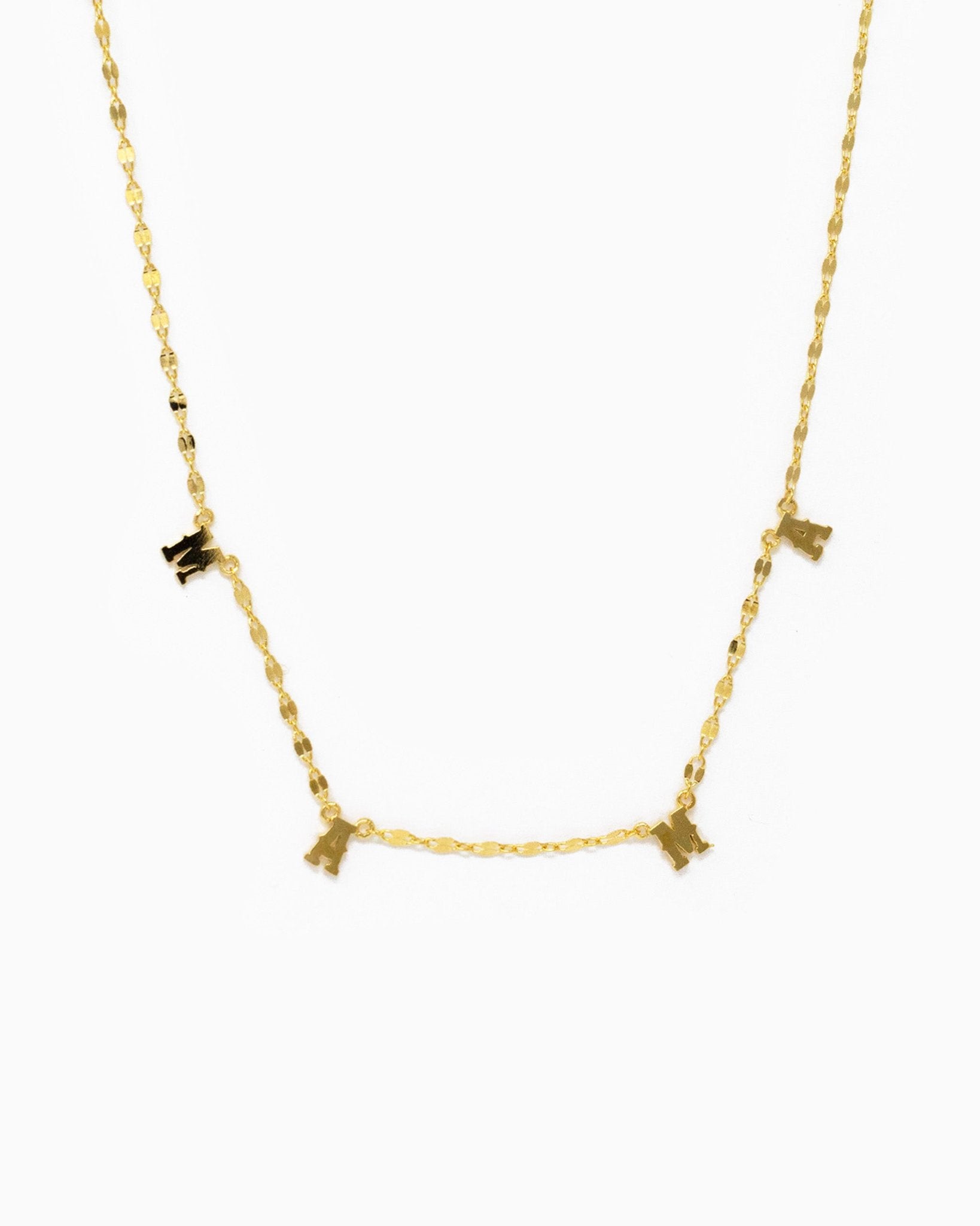 MAMA Letter Station Necklace
