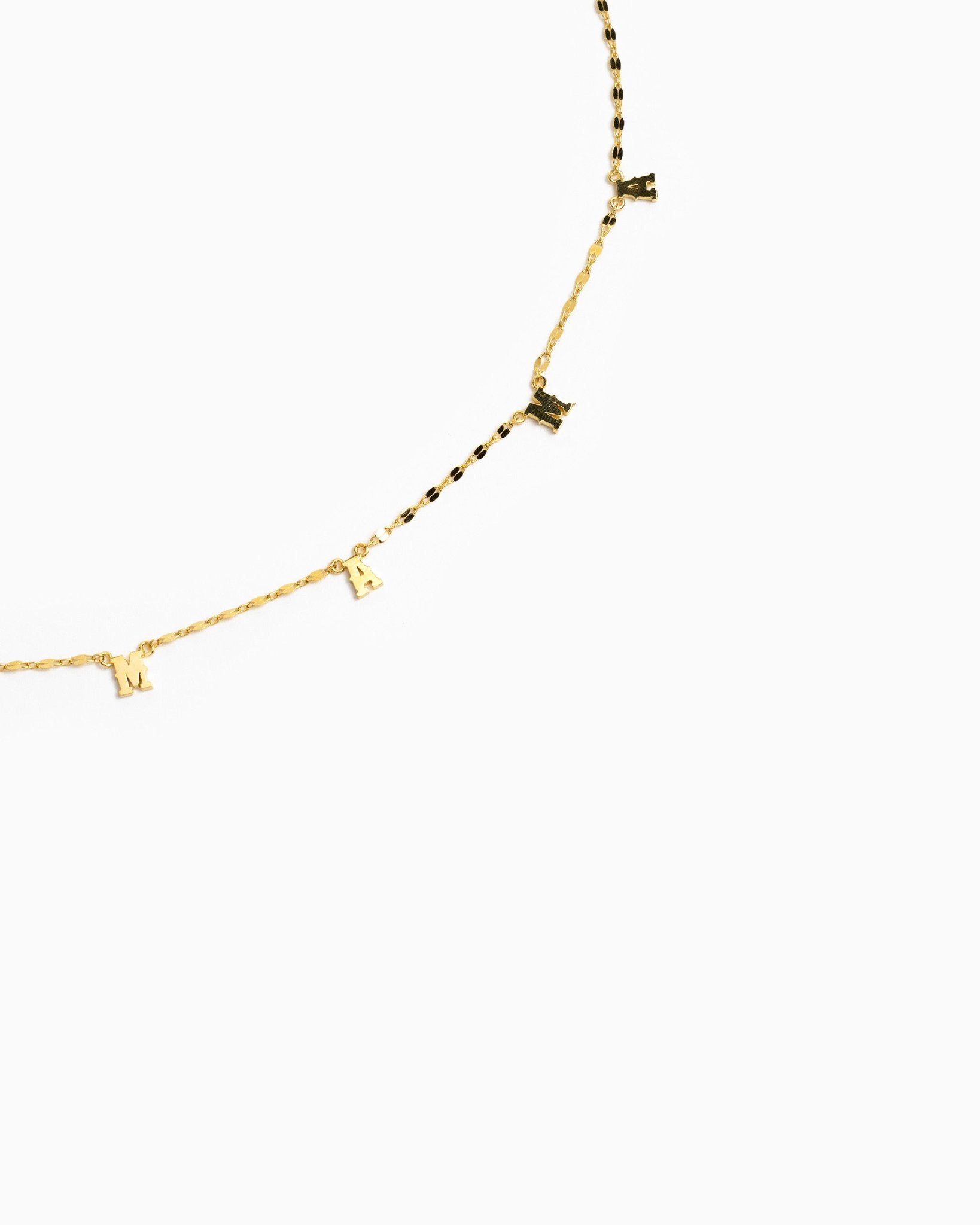 MAMA Letter Station Necklace