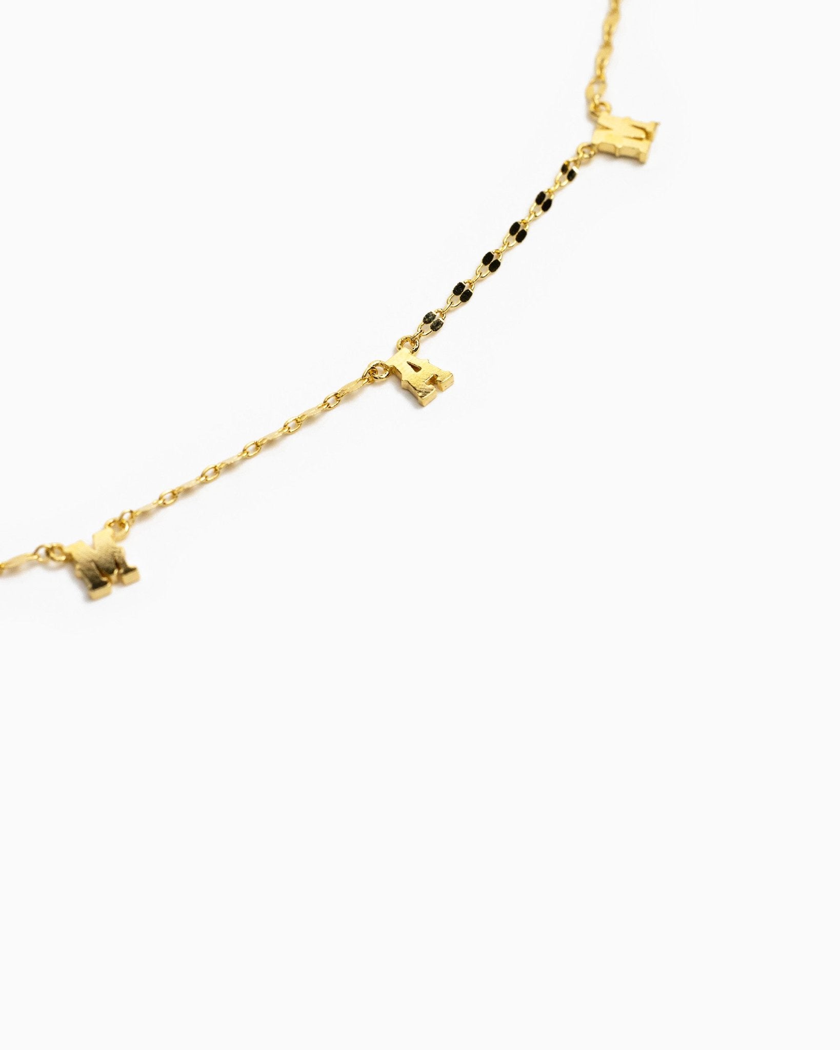 MAMA Letter Station Necklace-3
