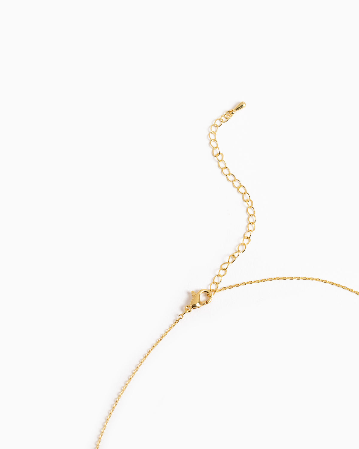 Asymmetrical Heart Station Charm Necklace-4