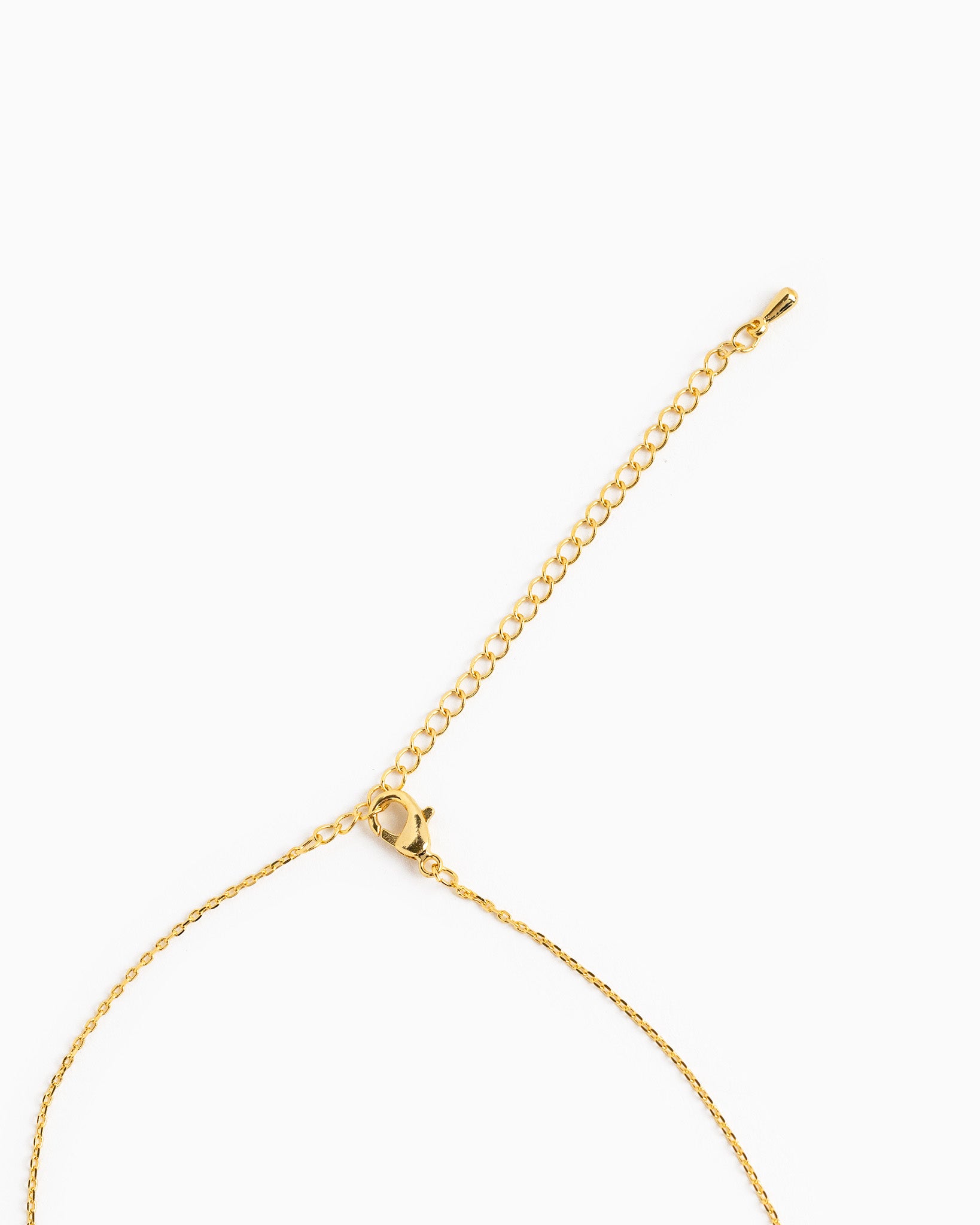 Y Drop CZ Pave Snake Pendant Necklace