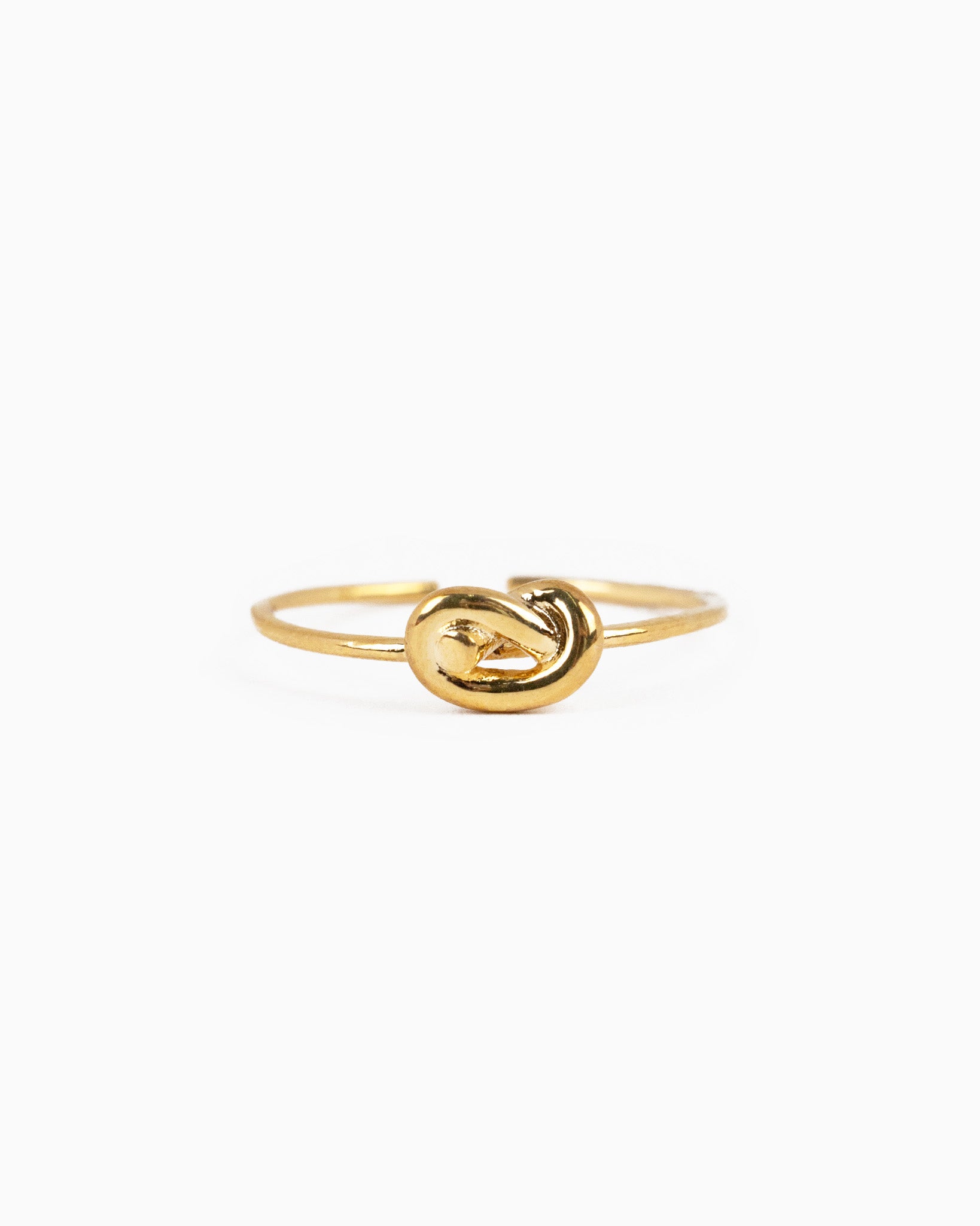 Simple and Dainty Knot Adjustable Ring