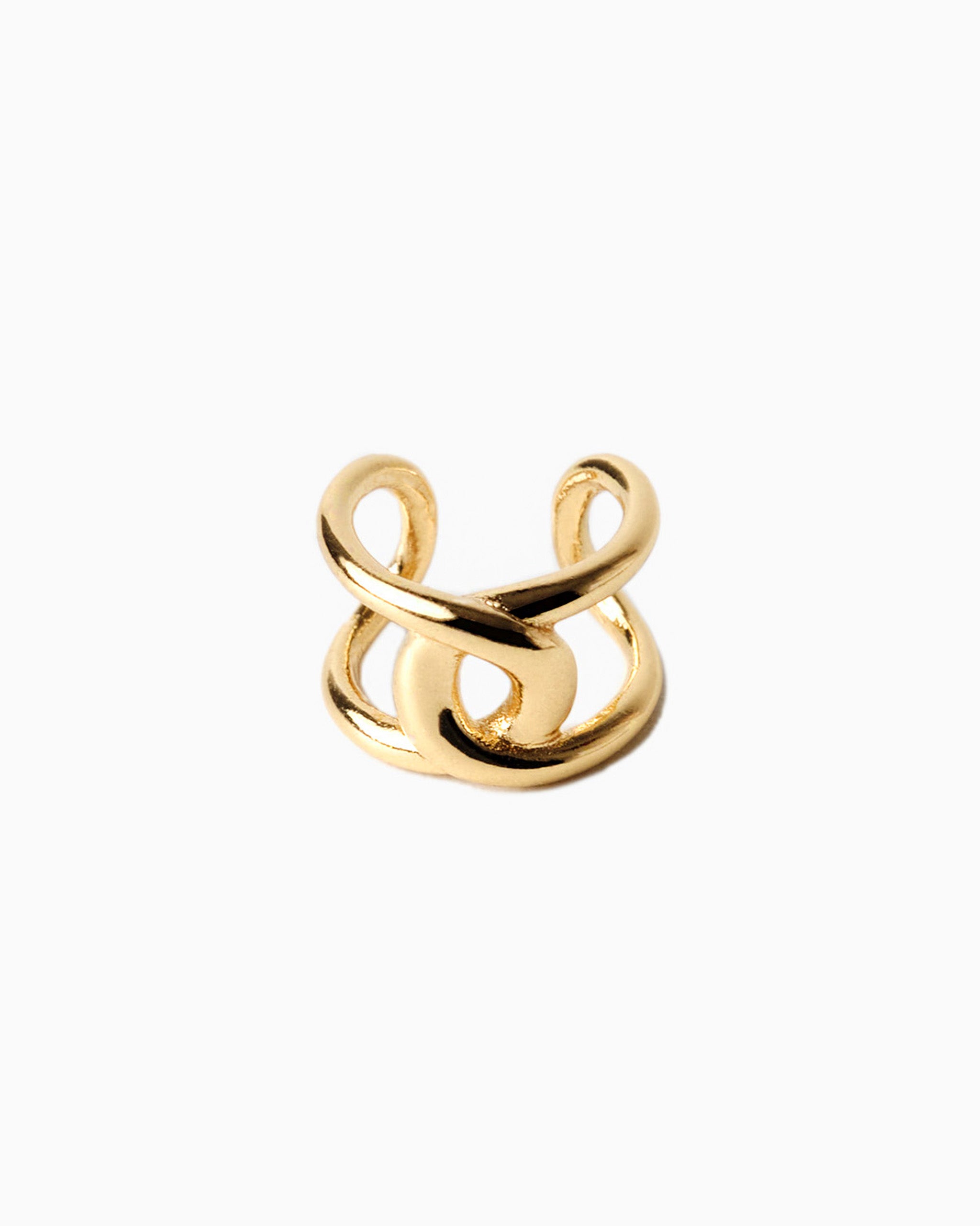 [18K] Knotted Ear Cuff