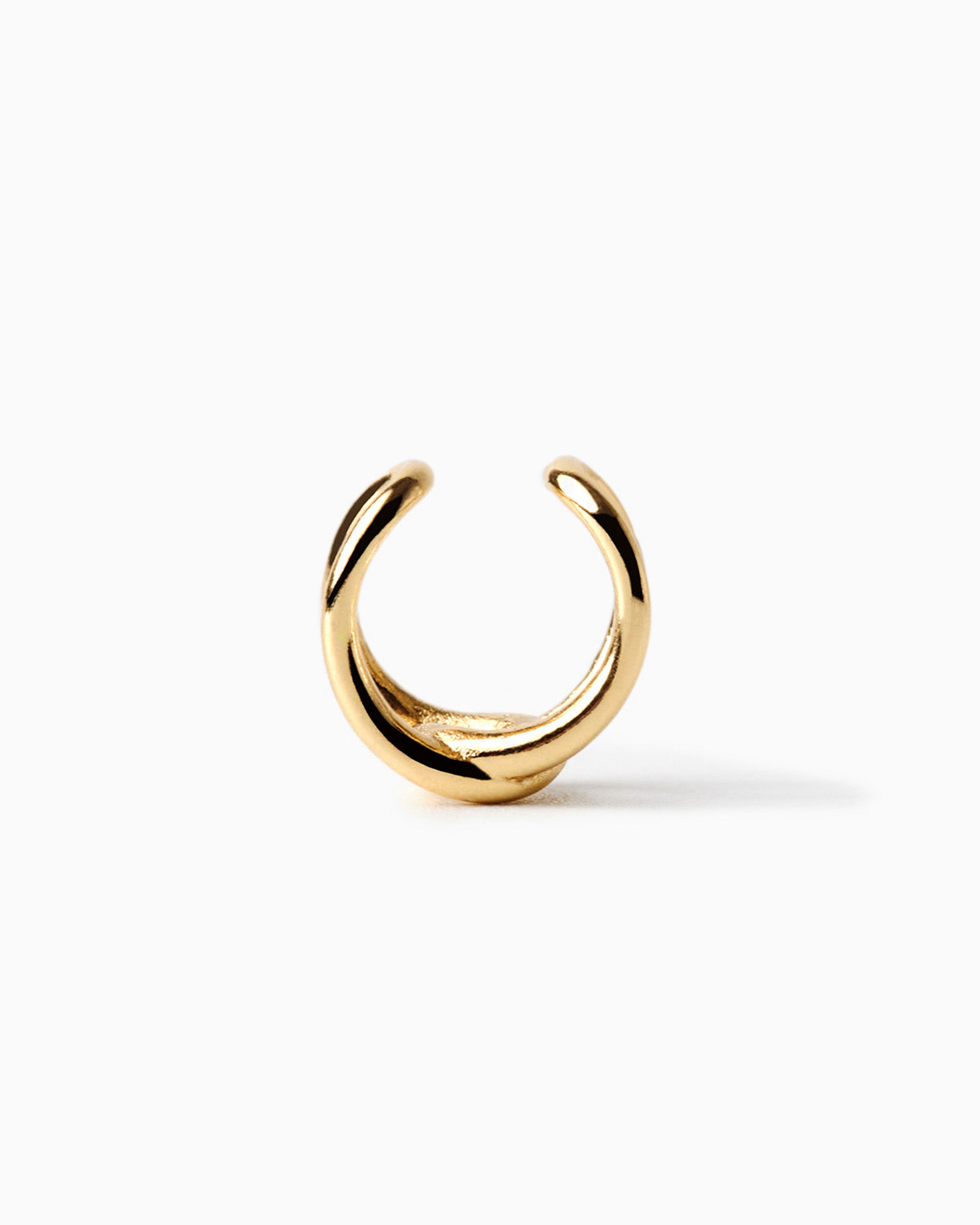 [18K] Knotted Ear Cuff-3