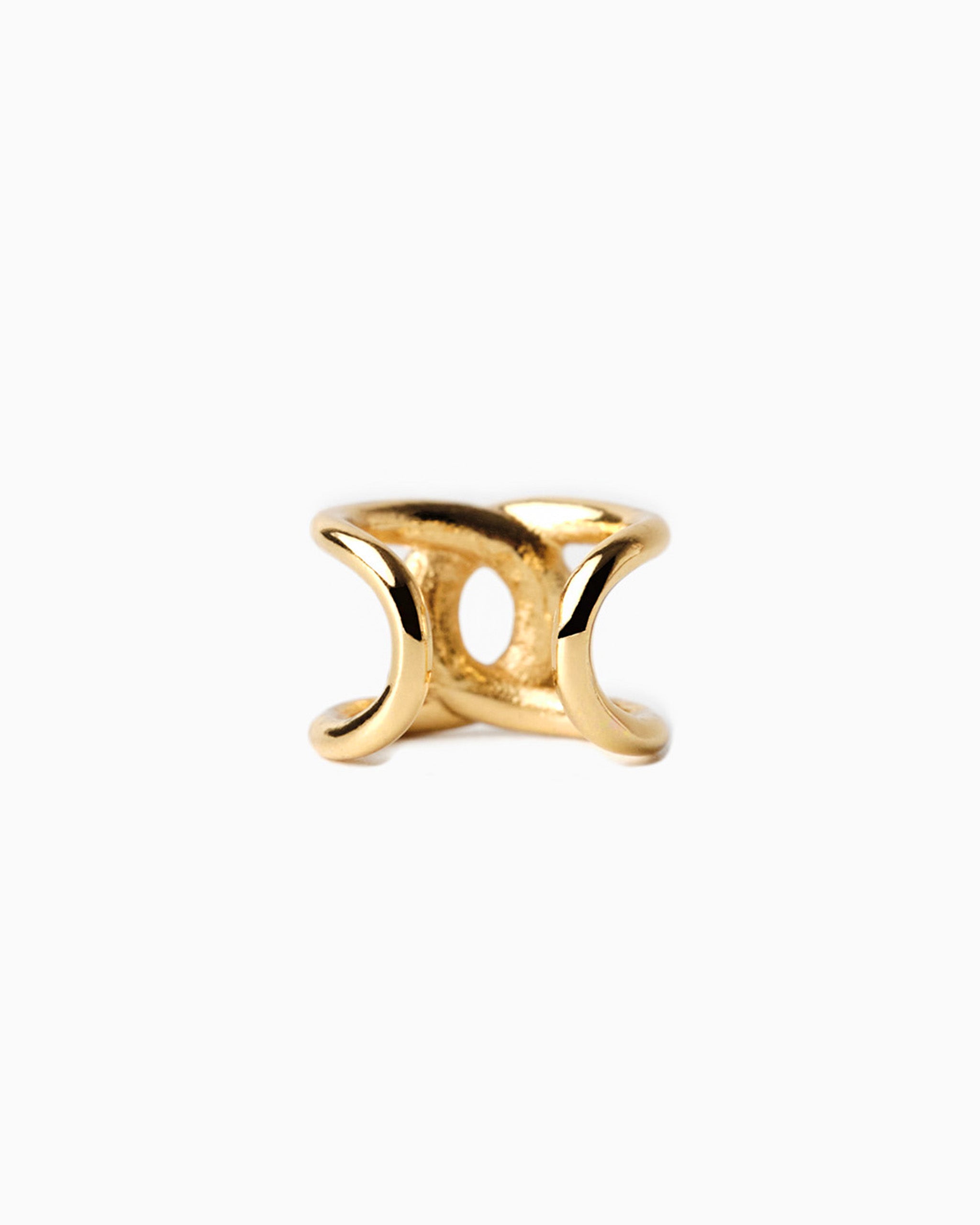 [18K] Knotted Ear Cuff-4