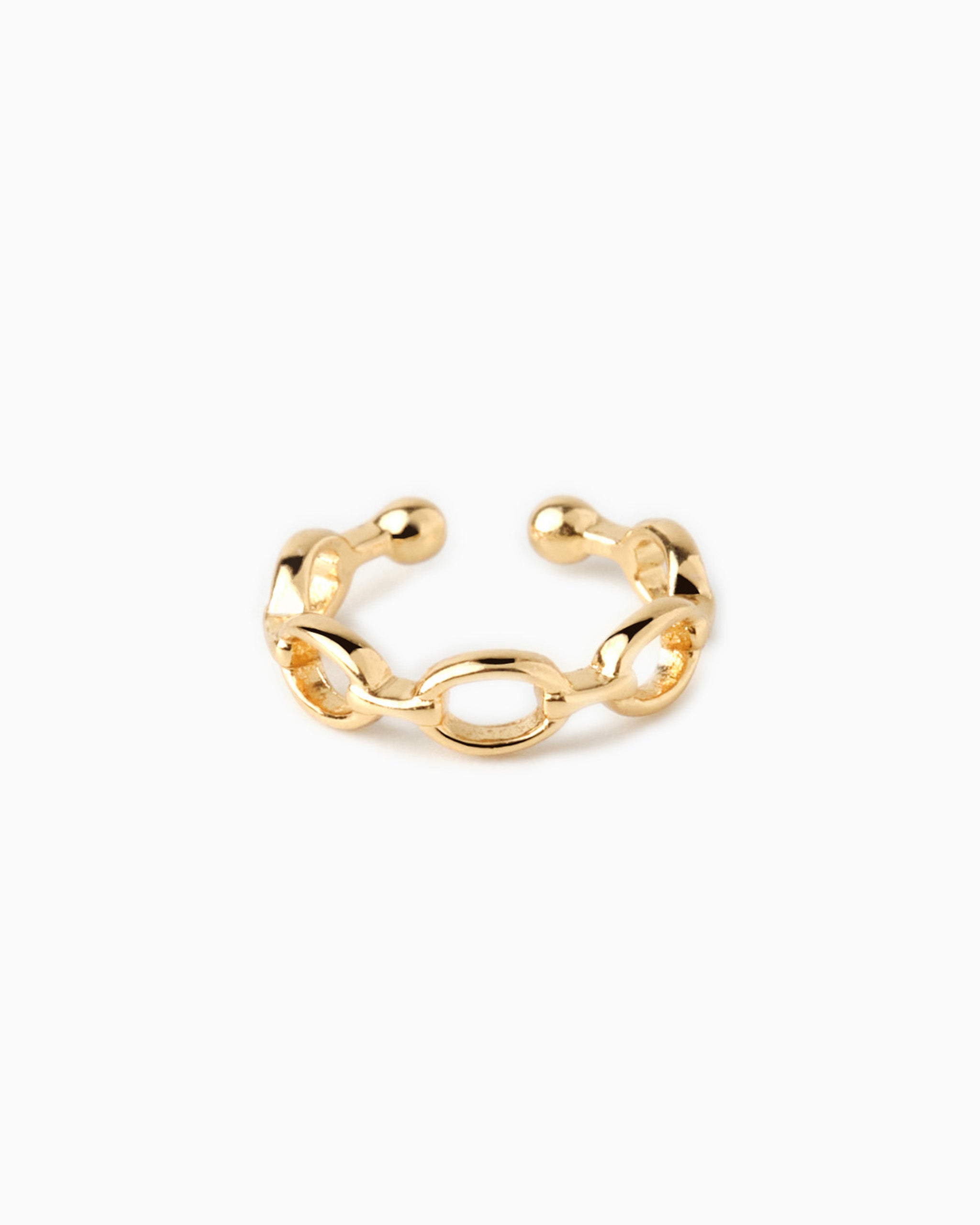 [18K] Link Chain Ear Cuff