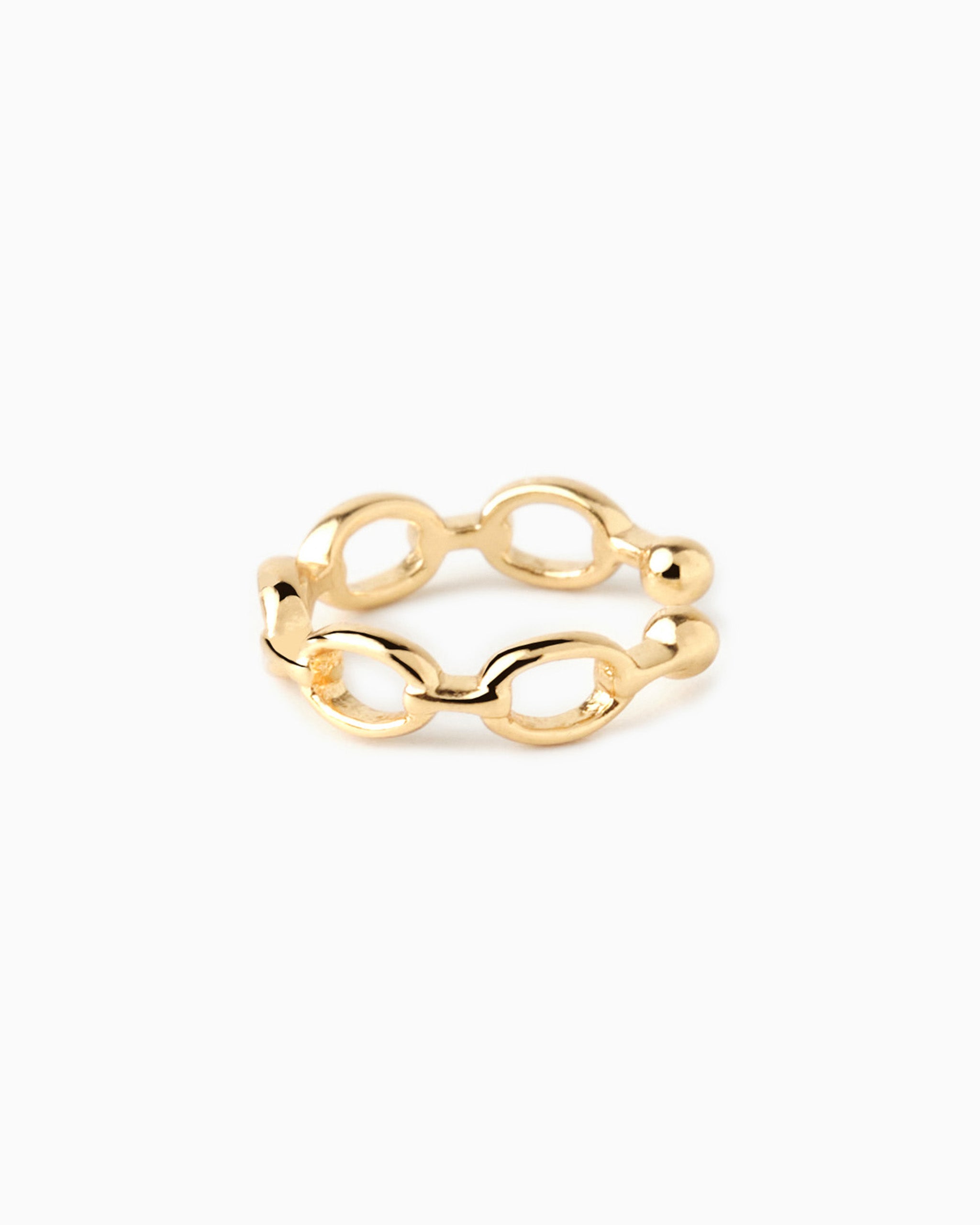 [18K] Link Chain Ear Cuff-3
