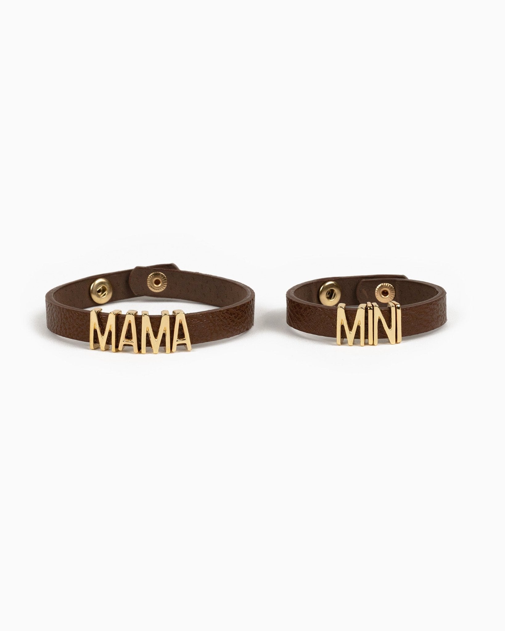 MAMA & MINI Leather Bracelet Set