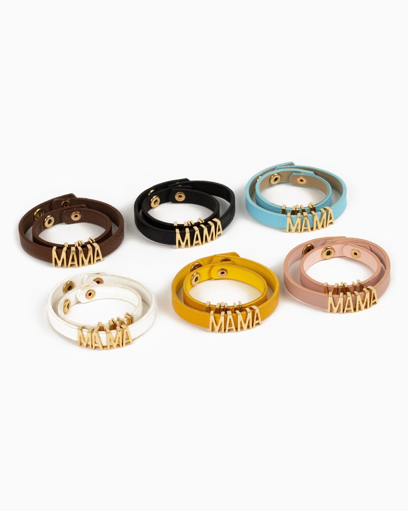 MAMA & MINI Leather Bracelet Set