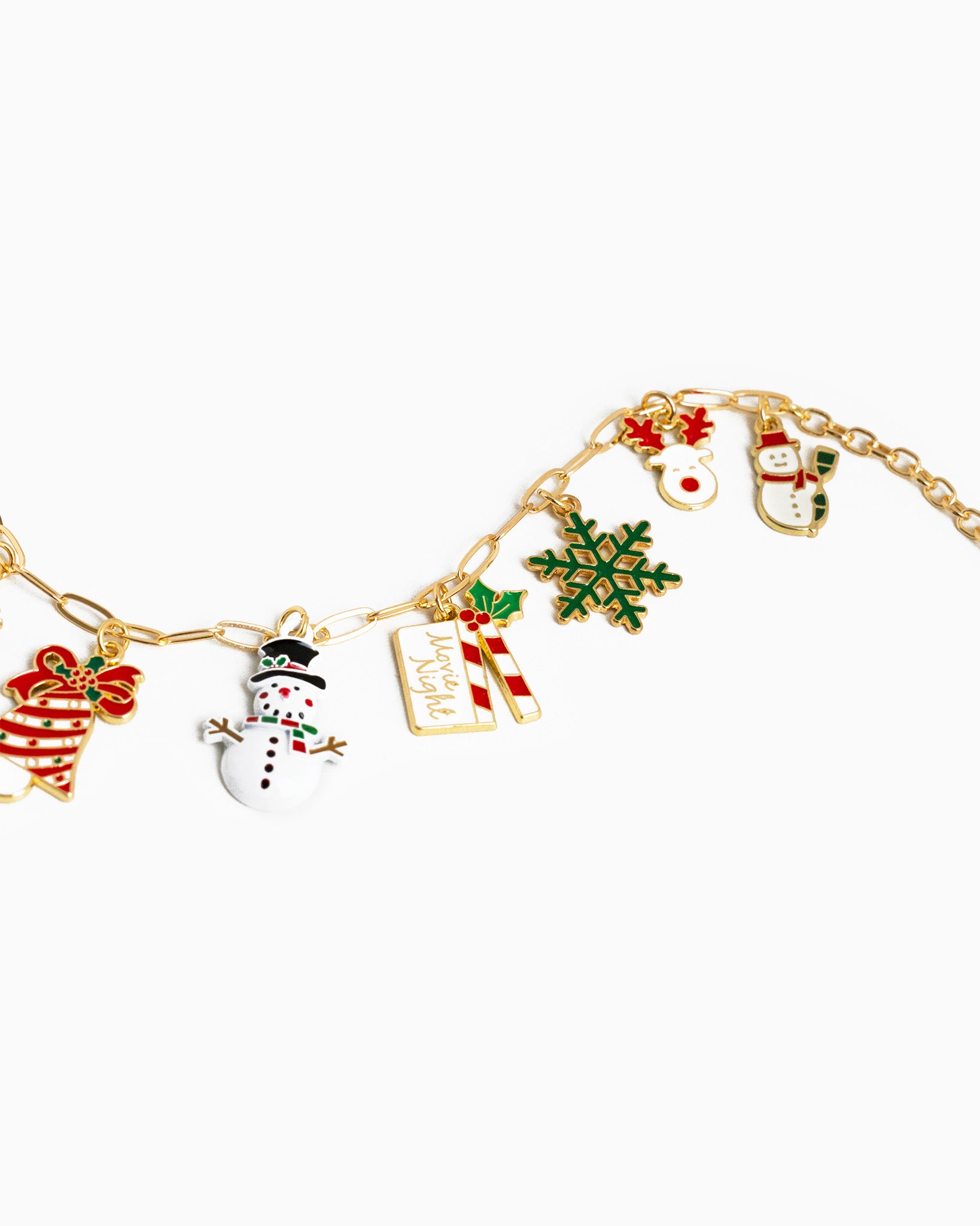 Christmas Icons 9 Charm Bracelet