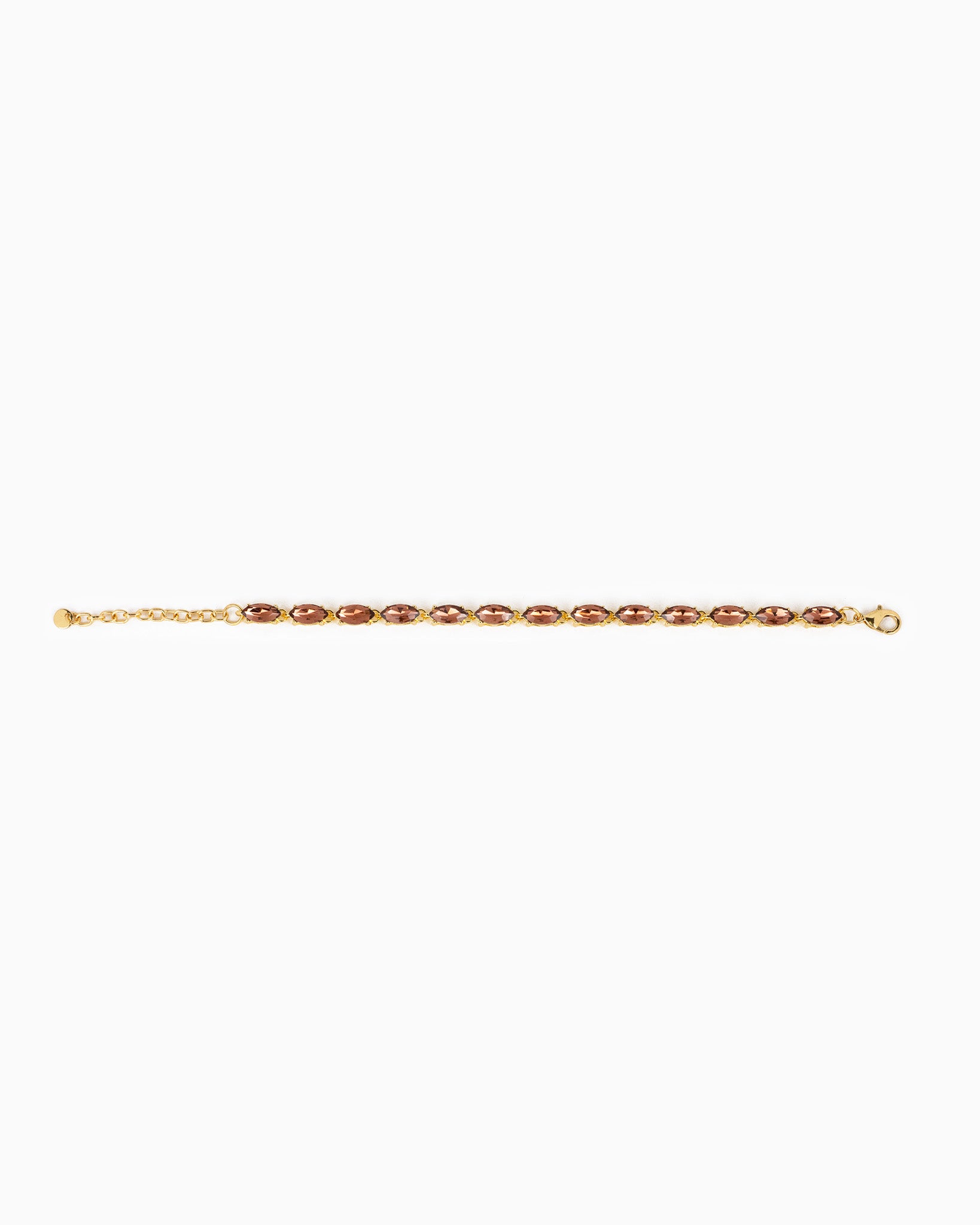 Bold Color Oval Glass Stone Bracelet-6