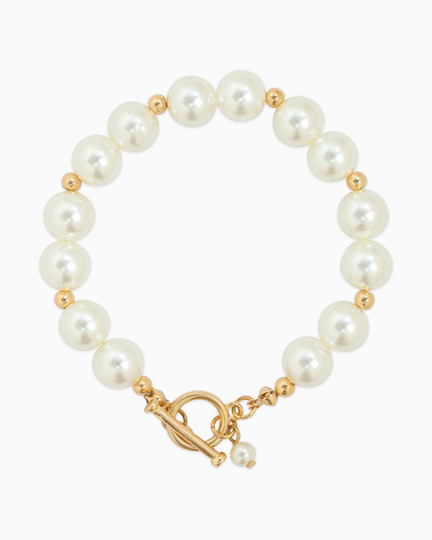 Classic Pearl Toggle Bracelet