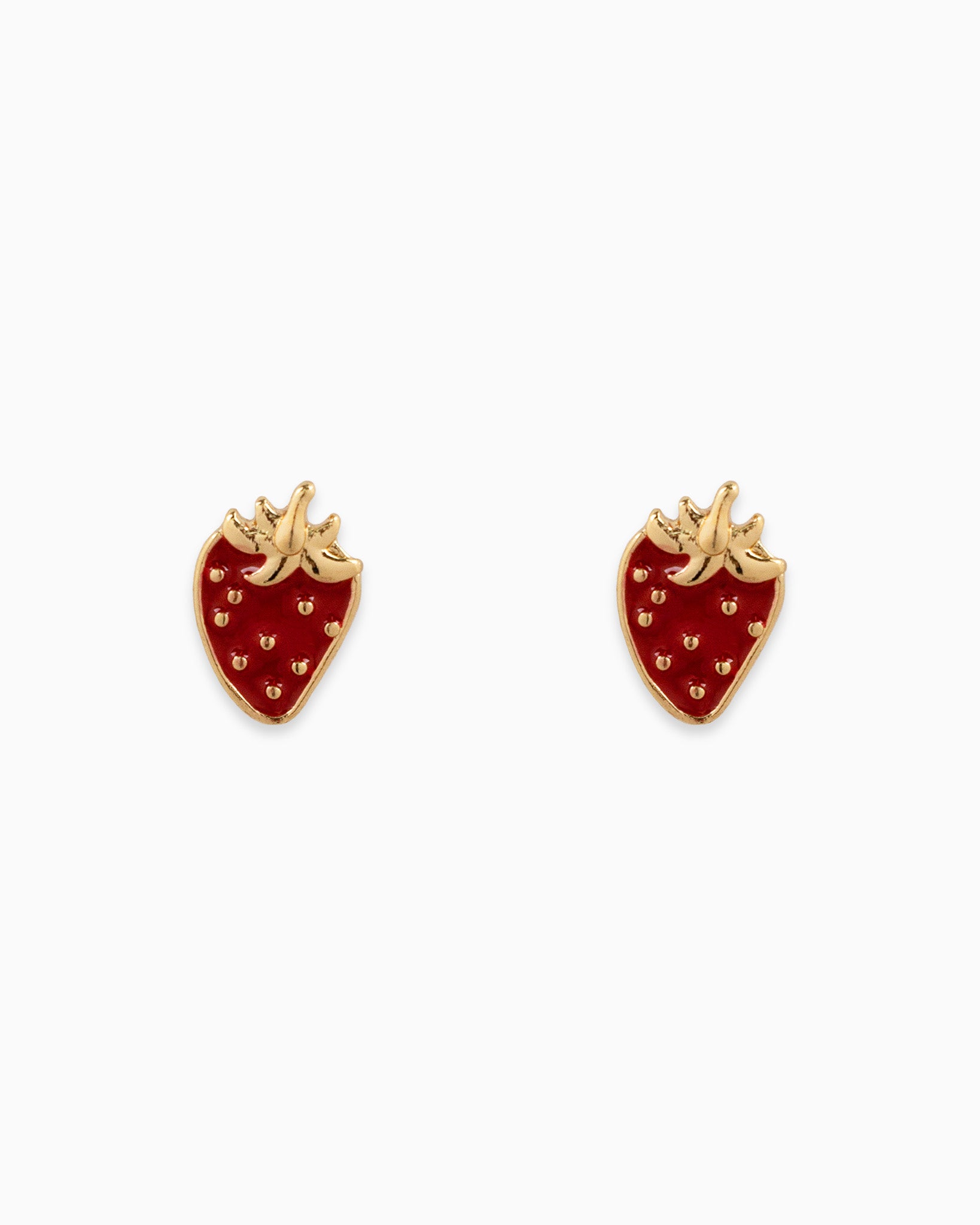 Strawberry, Cherry Studs and Hoops, 7 Pairs