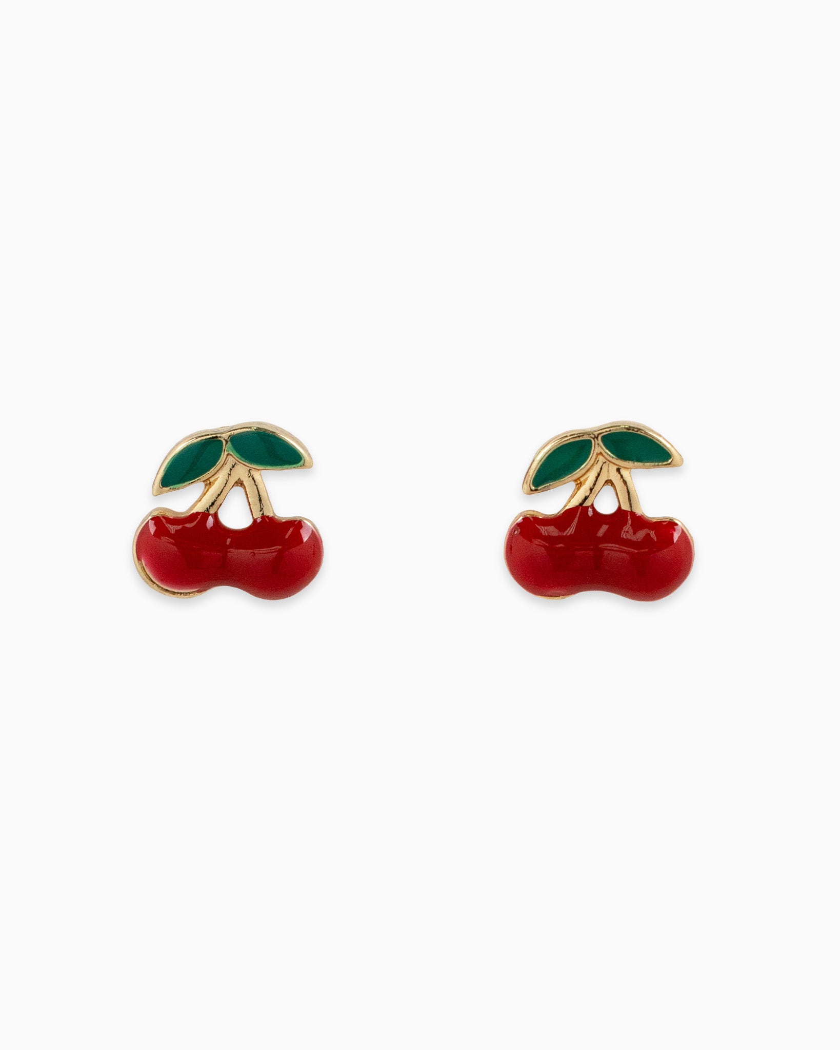 Strawberry, Cherry Studs and Hoops, 7 Pairs