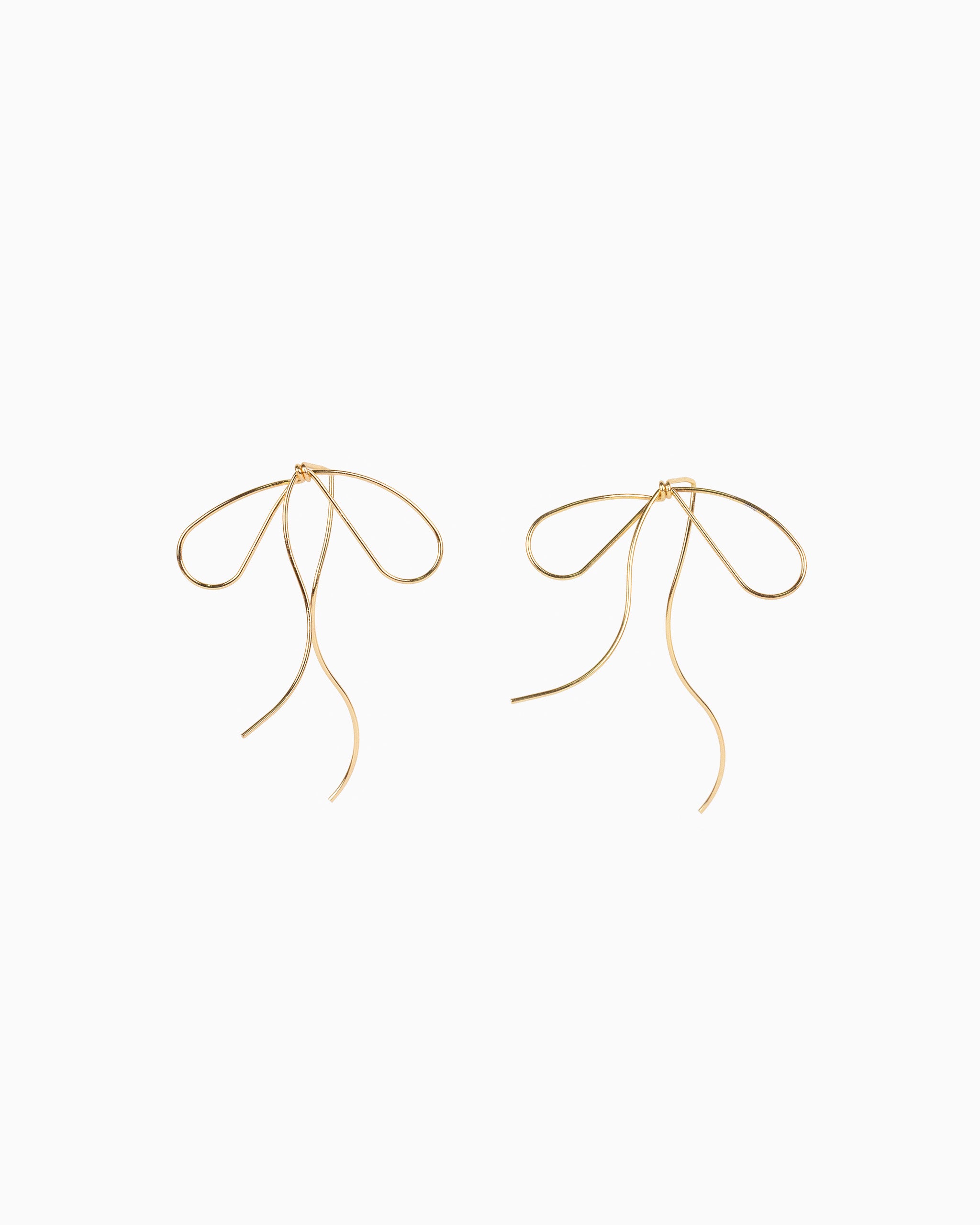 Freestyle Wire Bow Earrings