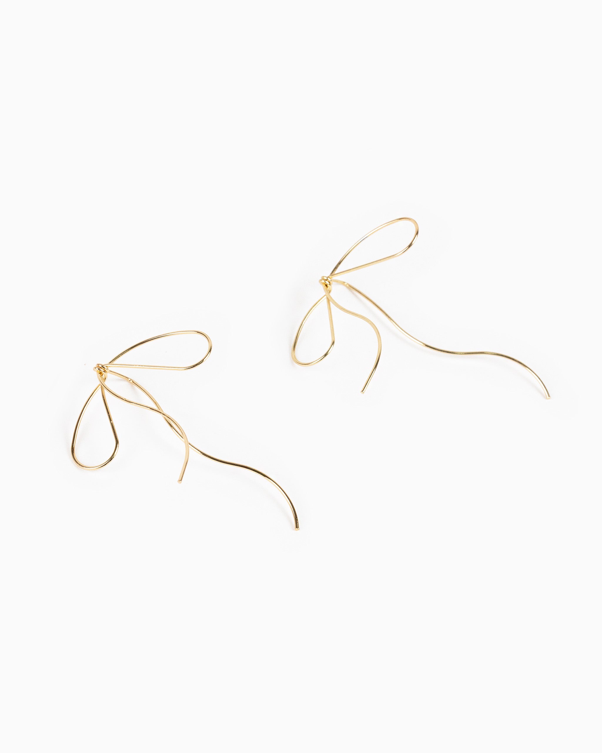 Freestyle Wire Bow Earrings