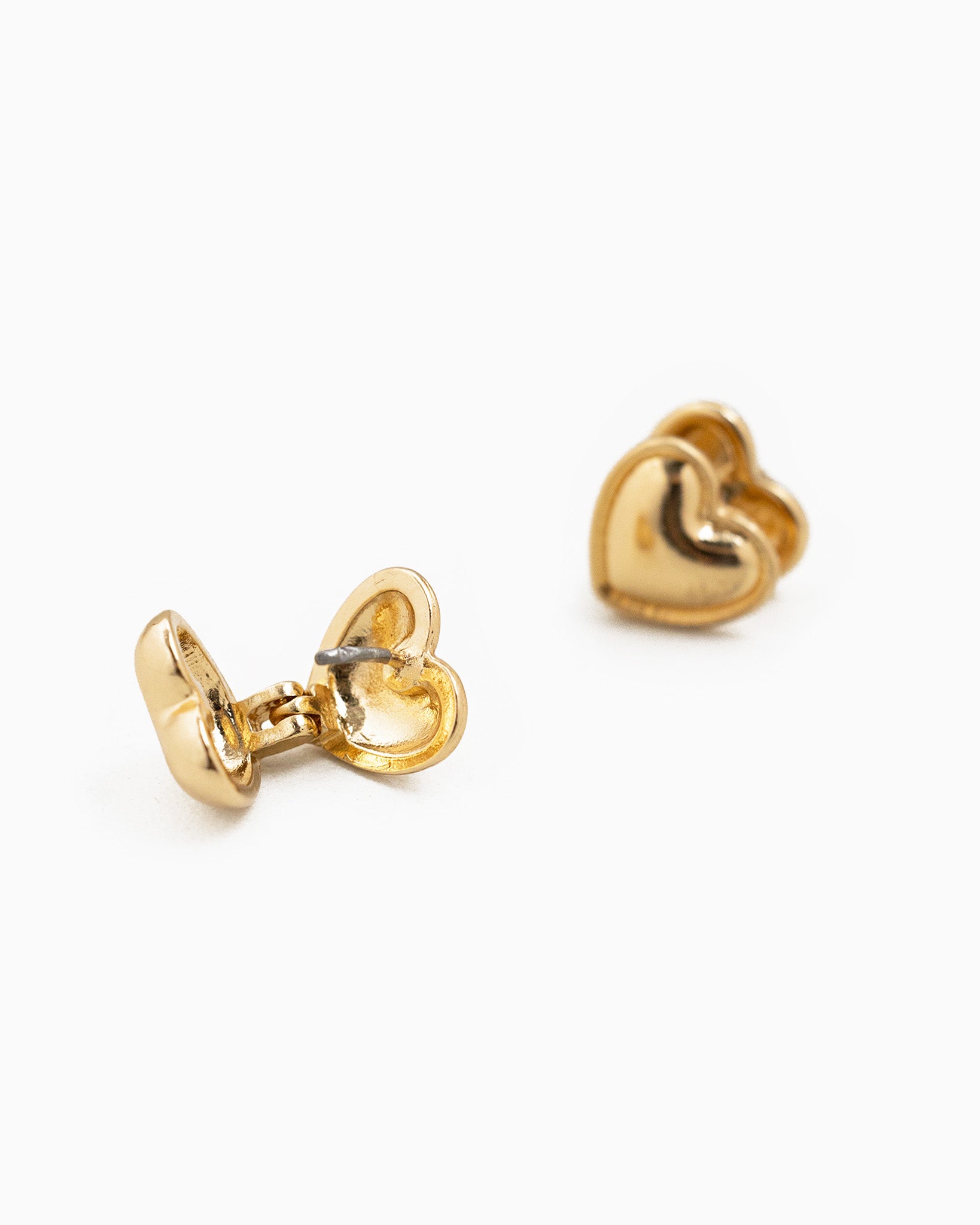 MOP Clover Puffy Heart Earring Set of 3
