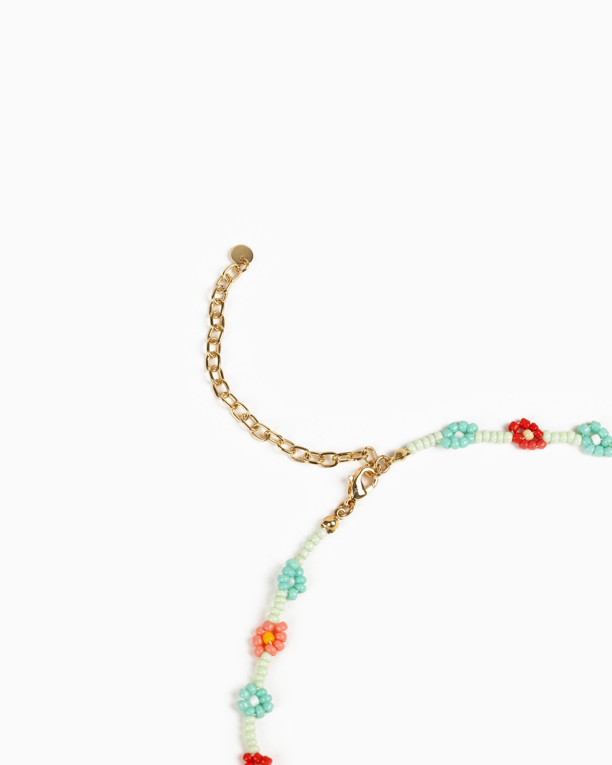 Tropic Fruit Flower Glass Bead Necklace-6