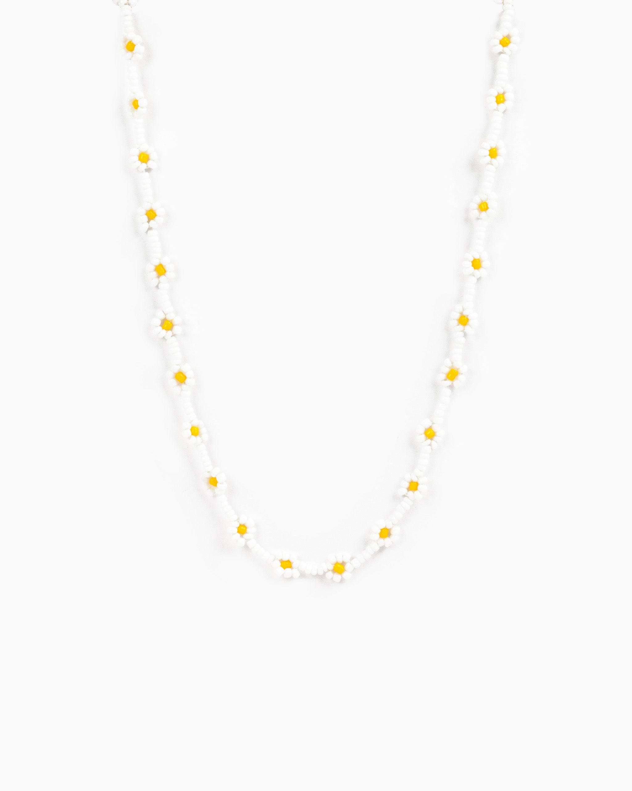 Tropic Fruit Flower Glass Bead Necklace