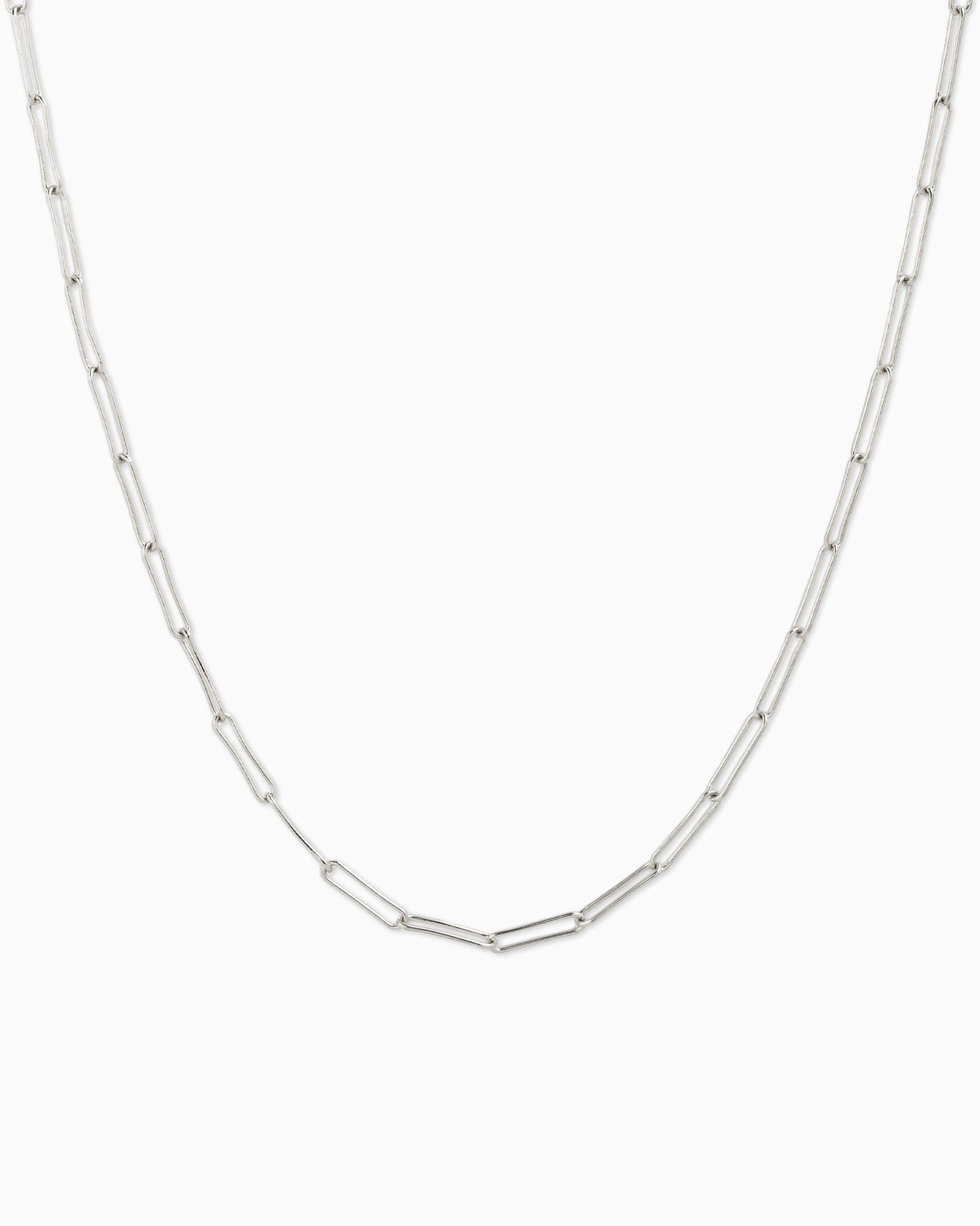 Dainty Clip Link Chain Necklace