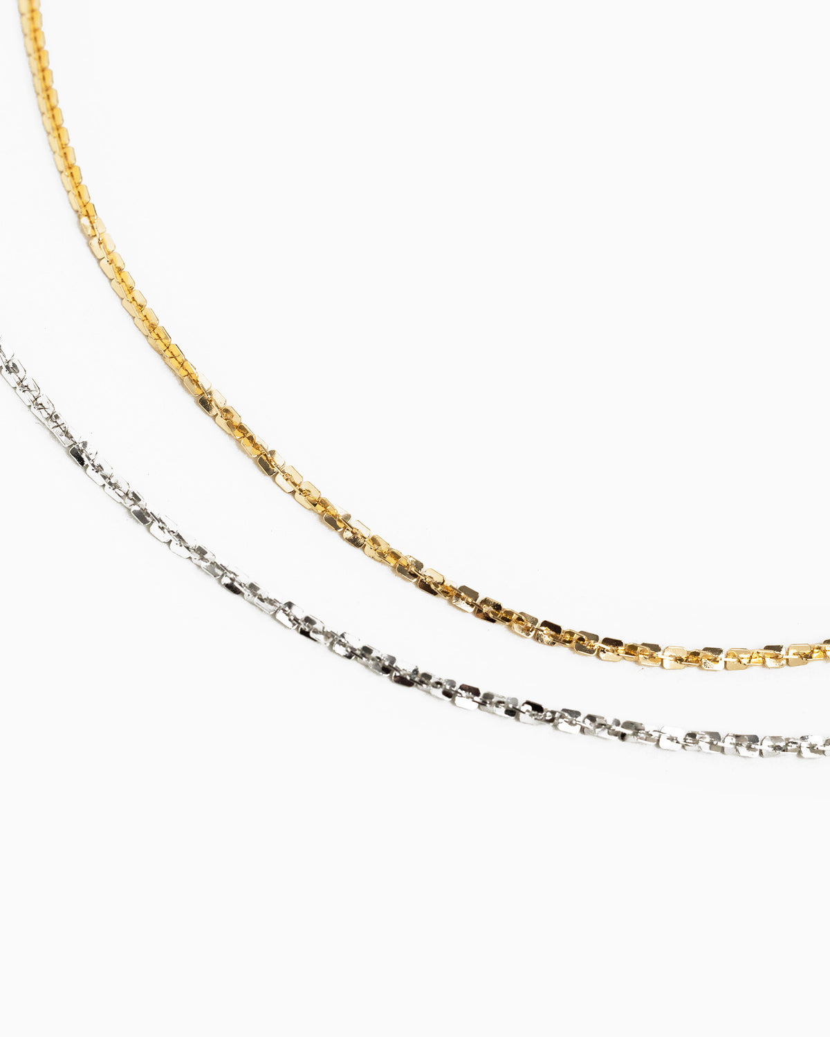 Square Link Chain Necklace