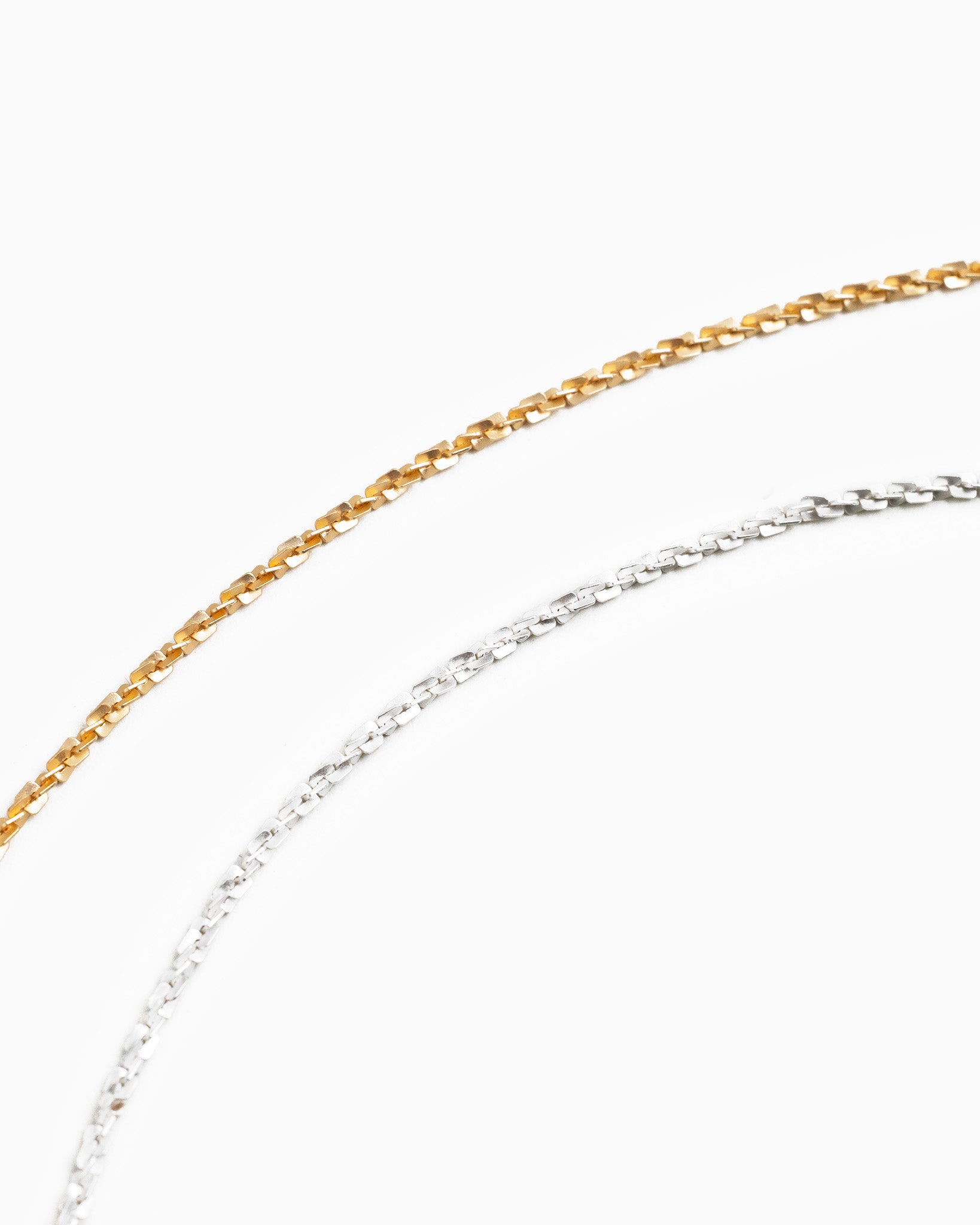 Square Link Chain Necklace