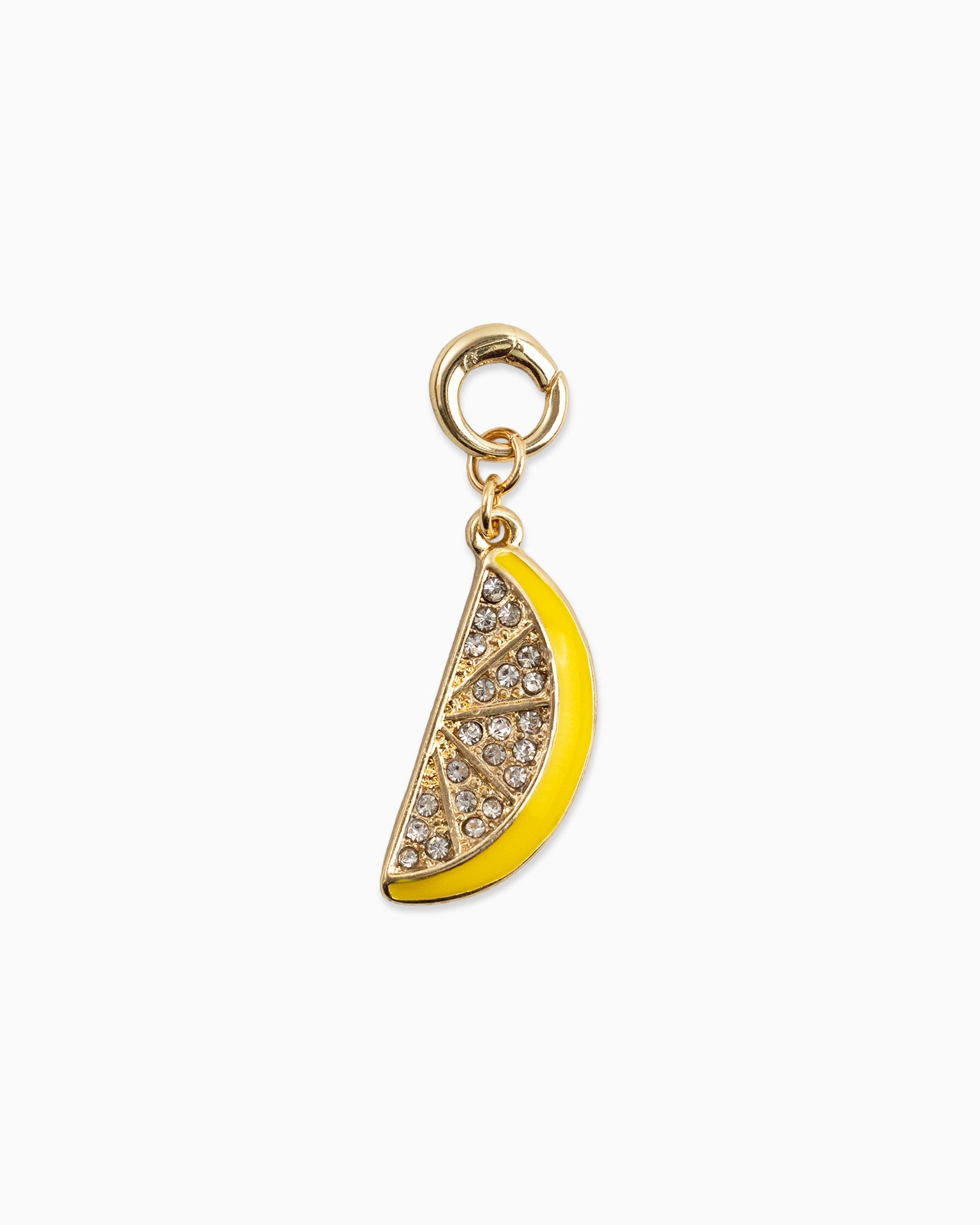 Lemon Pave Stone Charm