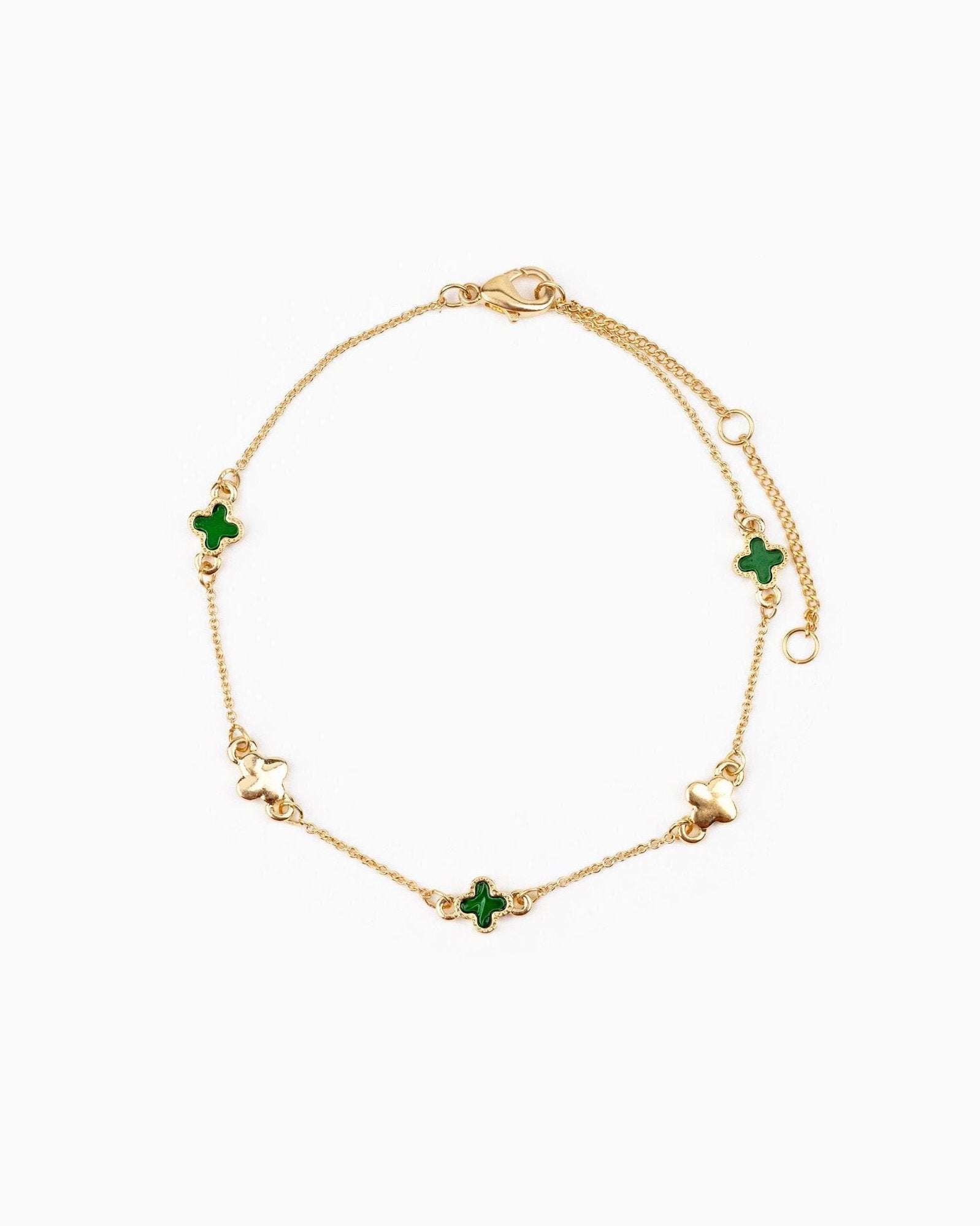 Mini MOP-Metal-Clover-Station-Bracelet