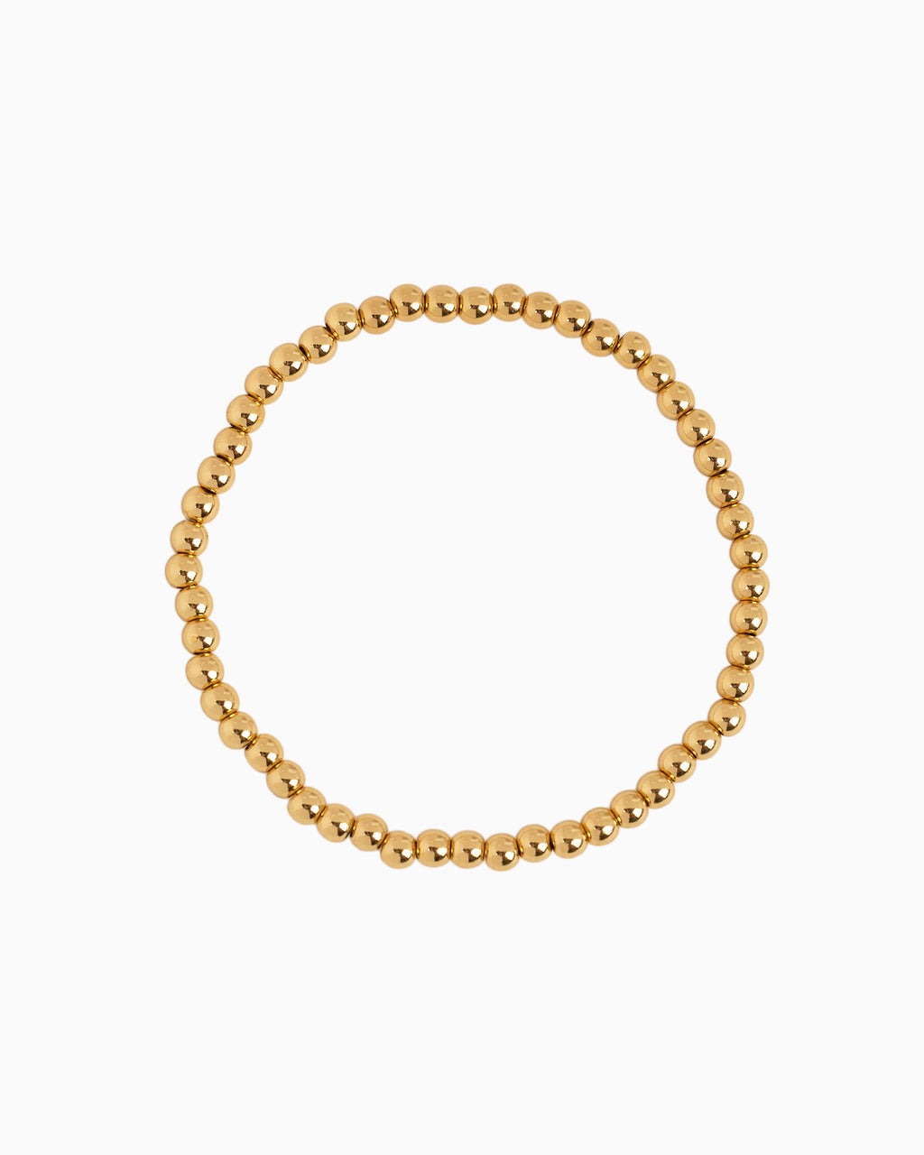 MOP Clover Stretch Bead Bracelets, Set of 3