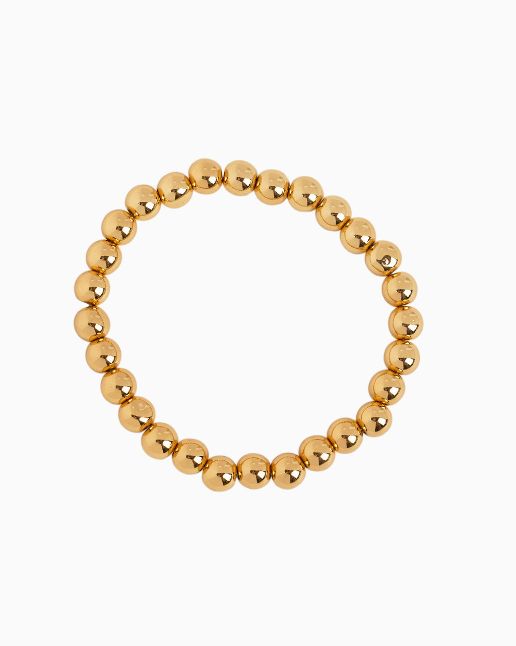 MOP Clover Stretch Bead Bracelets, Set of 3